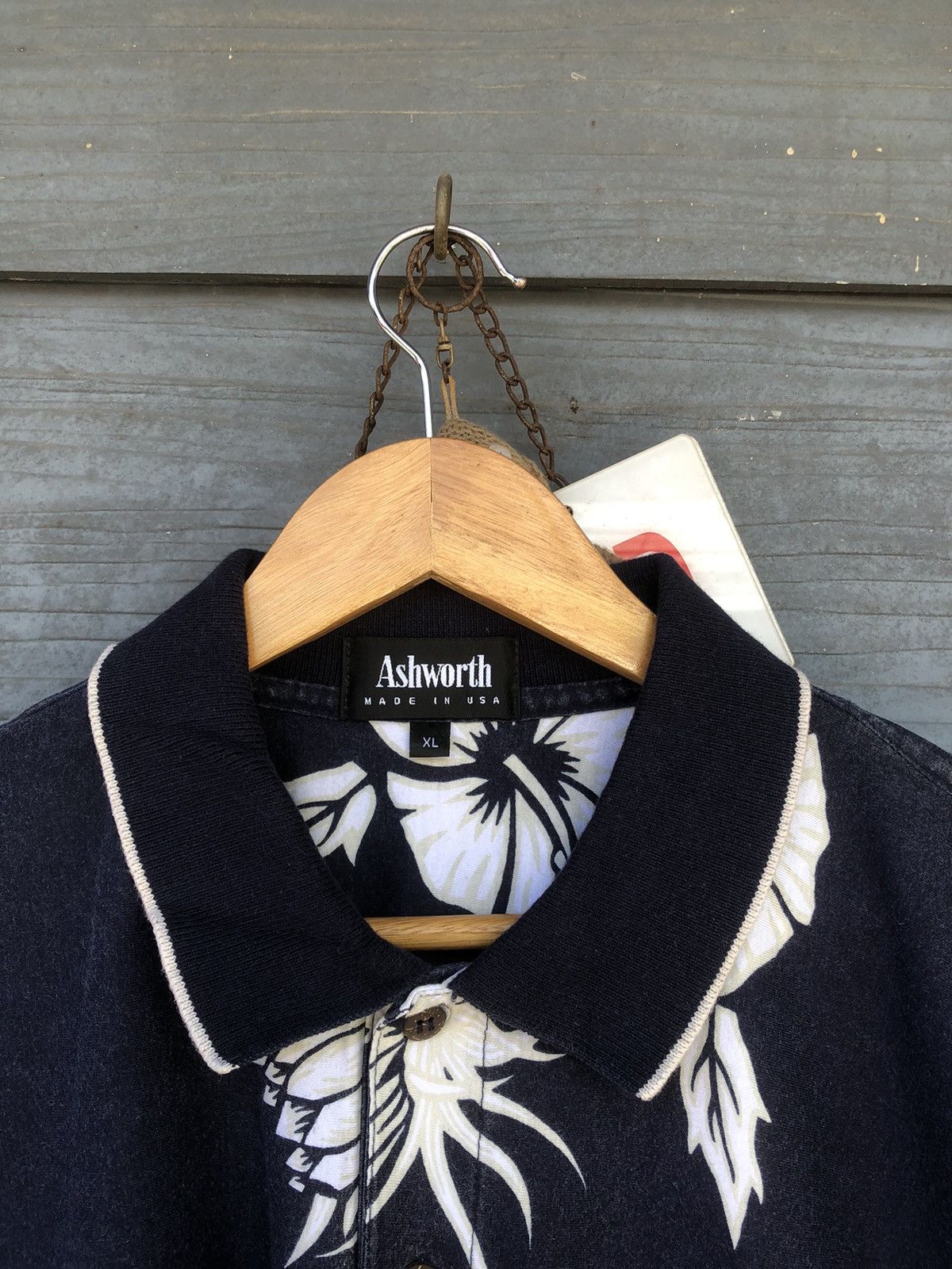 Ashworth Vintage OVP Ashworth USA Monarch Beach Polo Shirt Size US XL / EU 56 / 4 - 3 Thumbnail