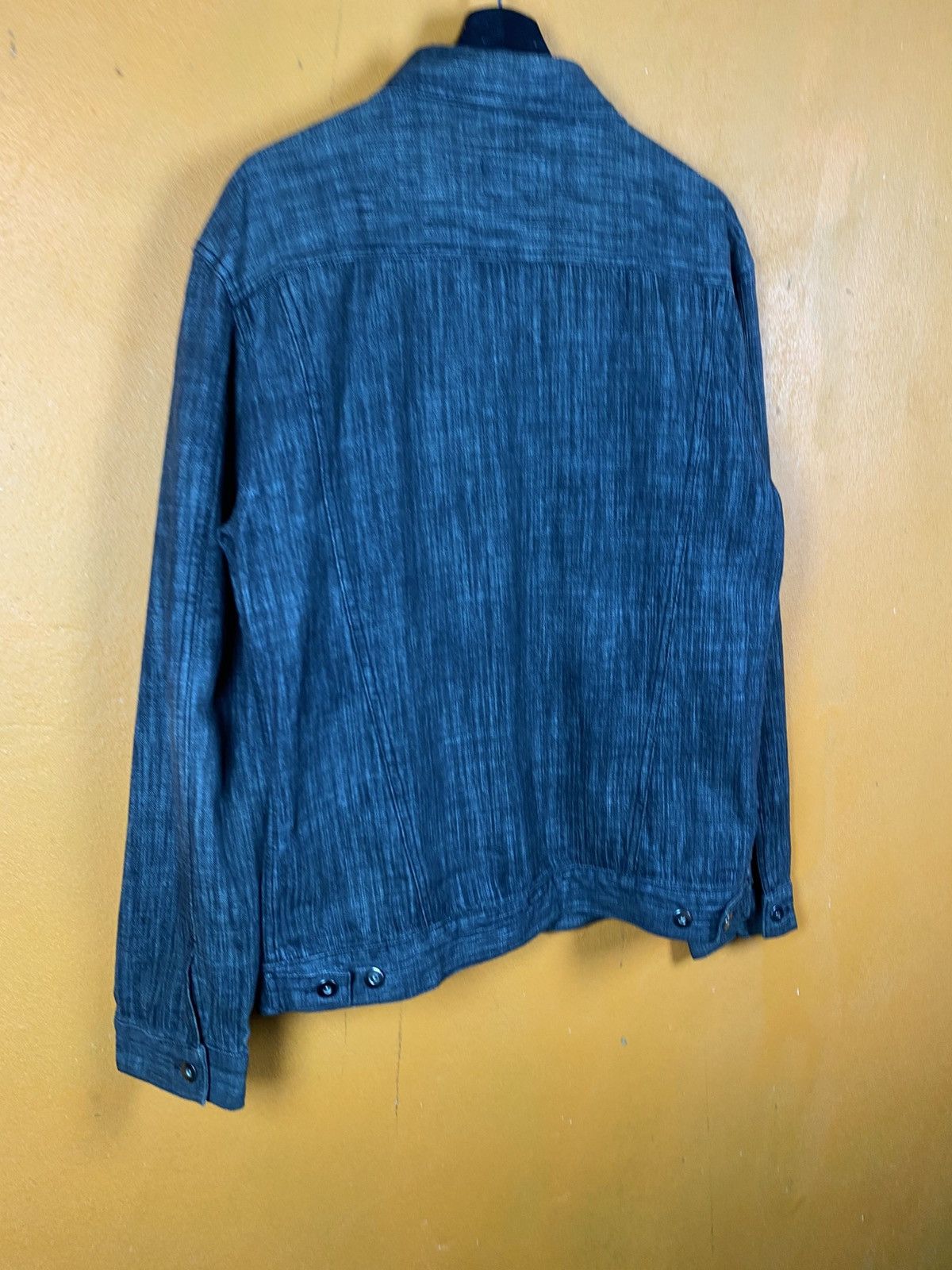 Japanese Brand RESHAM Japanese Style Denim Jacket Workwear Trucker Jacket Size US L / EU 52-54 / 3 - 14 Thumbnail
