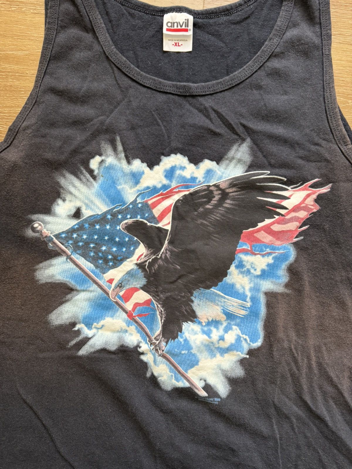 Other Majestic Eagle Holding American Flag Patriotic Tank Top XL Size US XL / EU 56 / 4 - 6 Thumbnail
