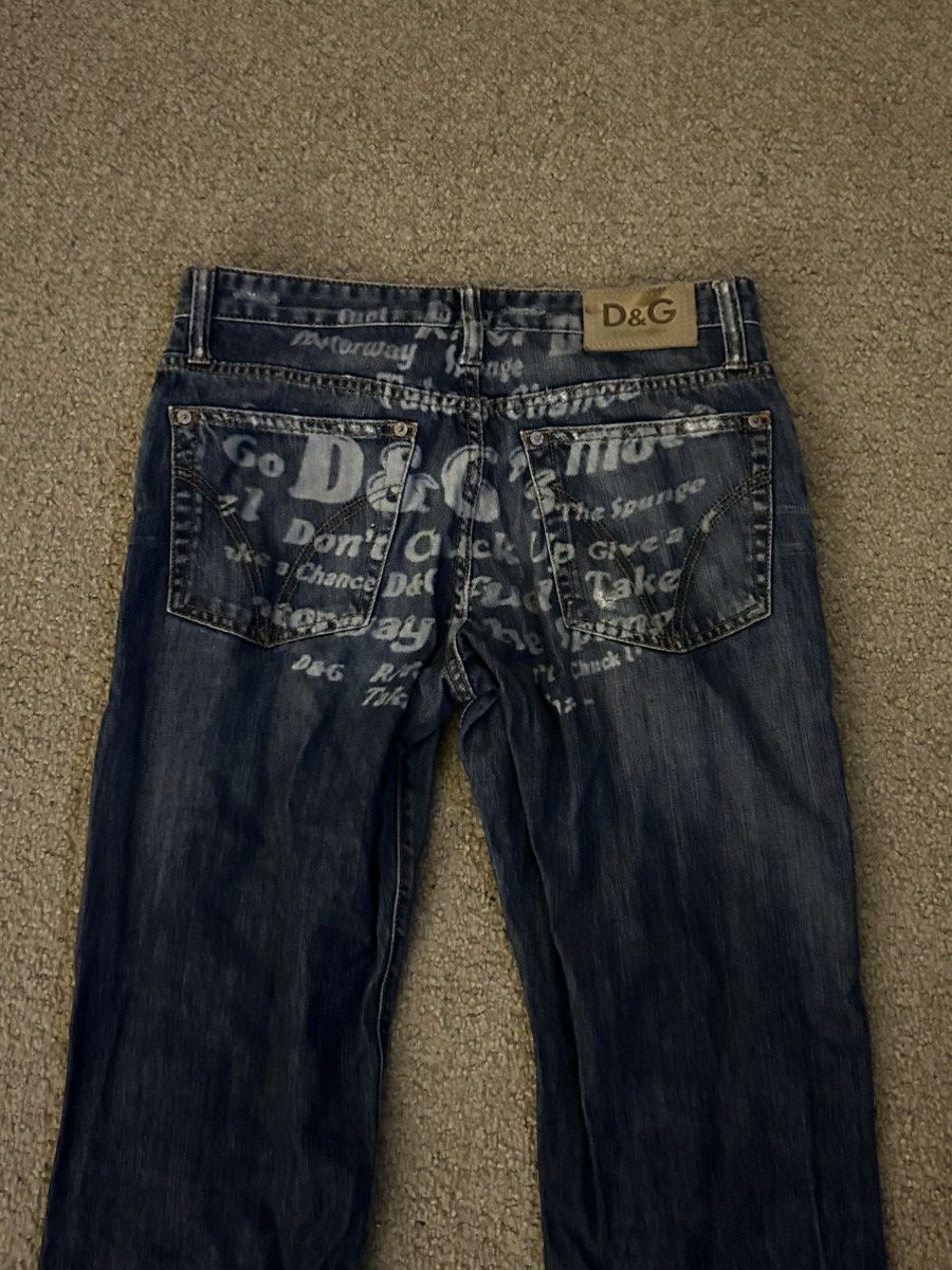 Dolce & Gabbana × Vintage D&g dolce gabbana graffiti jeans Size US 31 - 8 Thumbnail