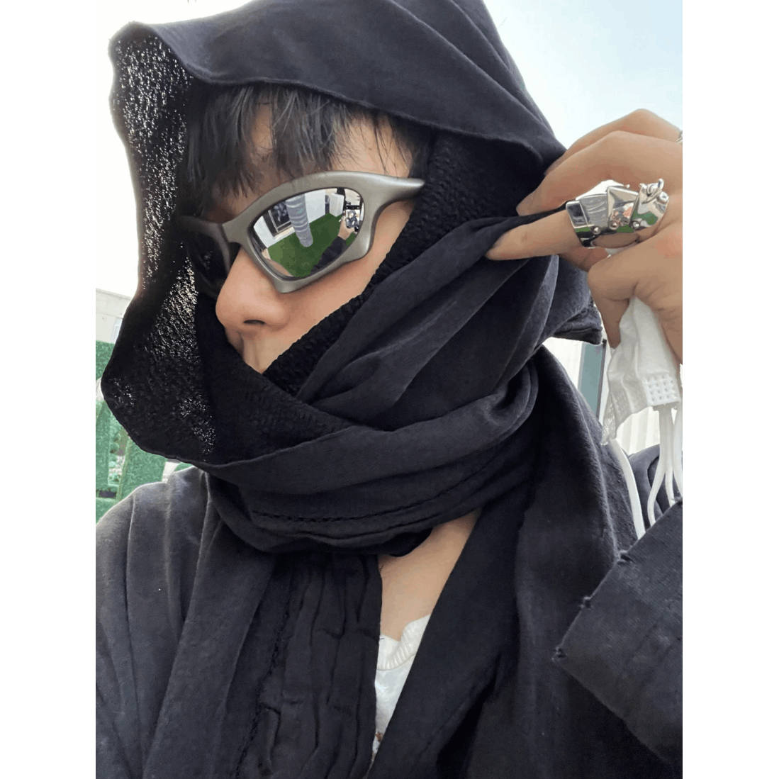 VIBE Crazy Street ins style custom avant-garde sunglasses Size ONE SIZE - 3 Thumbnail