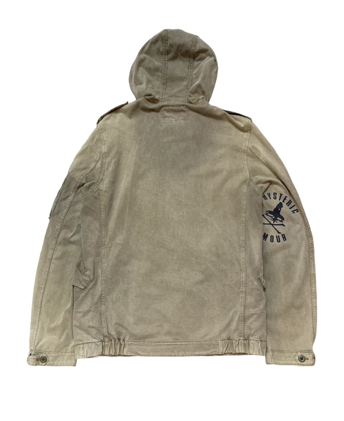 Hysteric Glamour Hysteric Glamour Sweat Parkas MA-1 Stone Washed Sun Faded Size US L / EU 52-54 / 3 - 1 Thumbnail