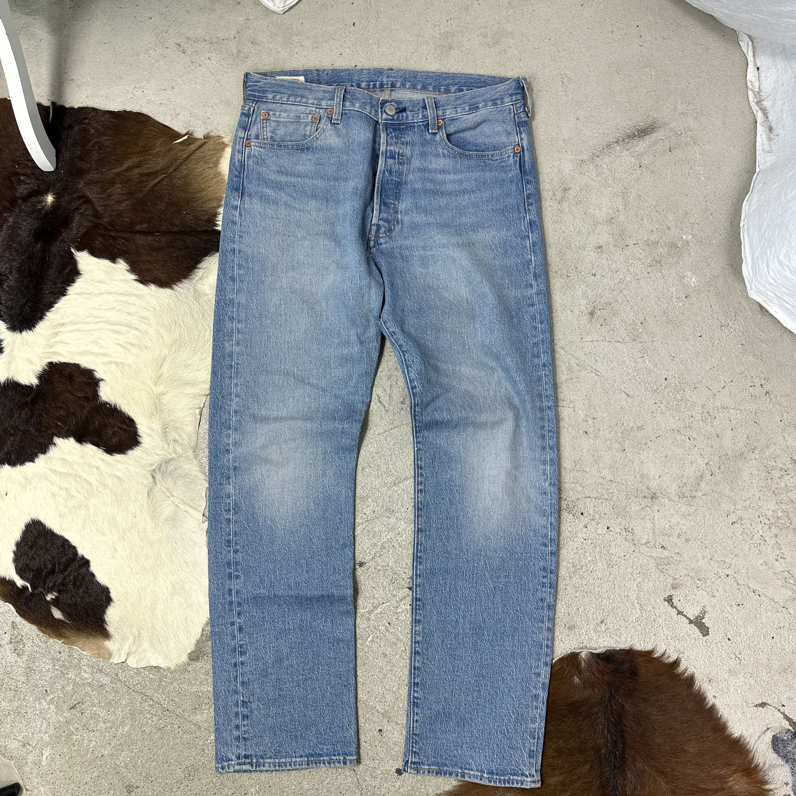 Levi's Vintage Denim Streetwear Levi's 501 Jeans Y2K Size US 34 / EU 50 - 3 Thumbnail