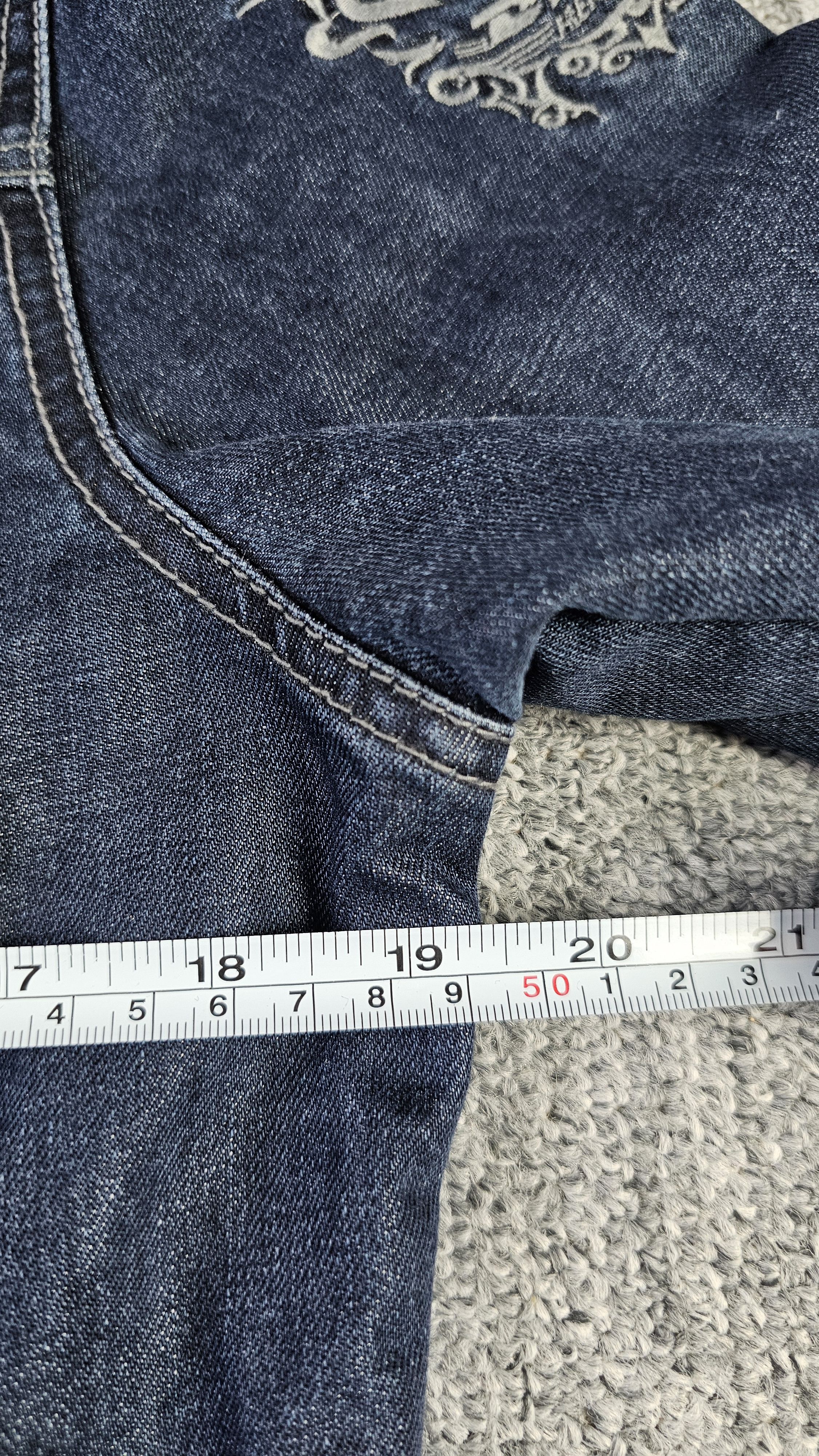 DHL Vintage Y2K DHL Embroidered Denim Jacket (Vetements Style) Size L / US 10 / IT 46 - 12 Thumbnail