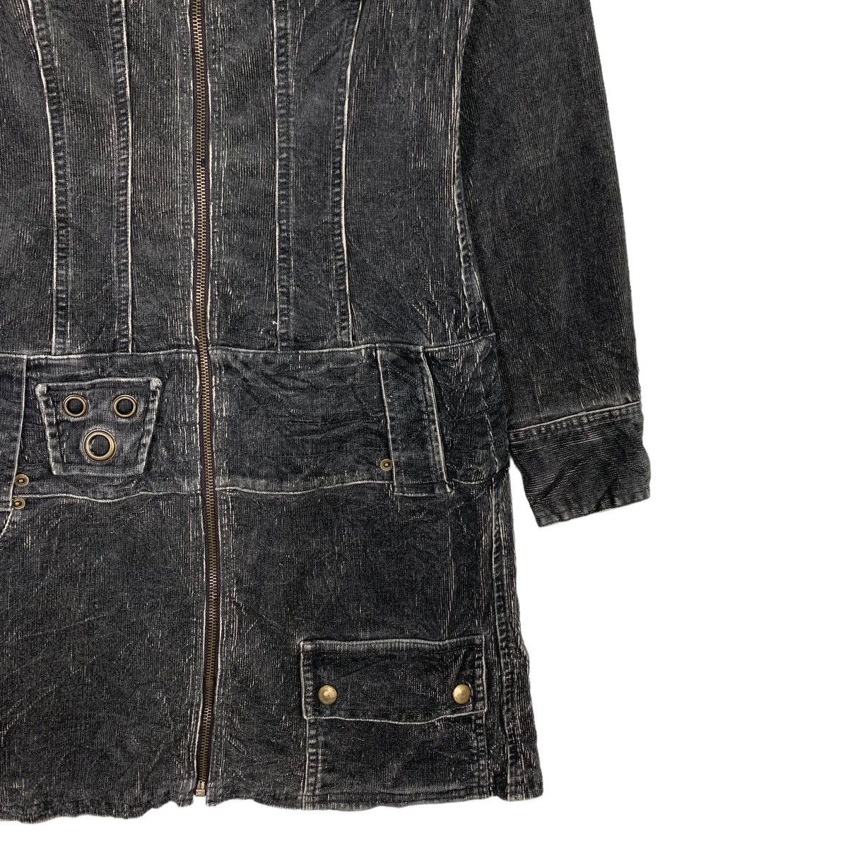 Japanese Brand MAITRESSE Corduroy Overcoat Jacket #0101-C6 Size S / US 4 / IT 40 - 5 Thumbnail