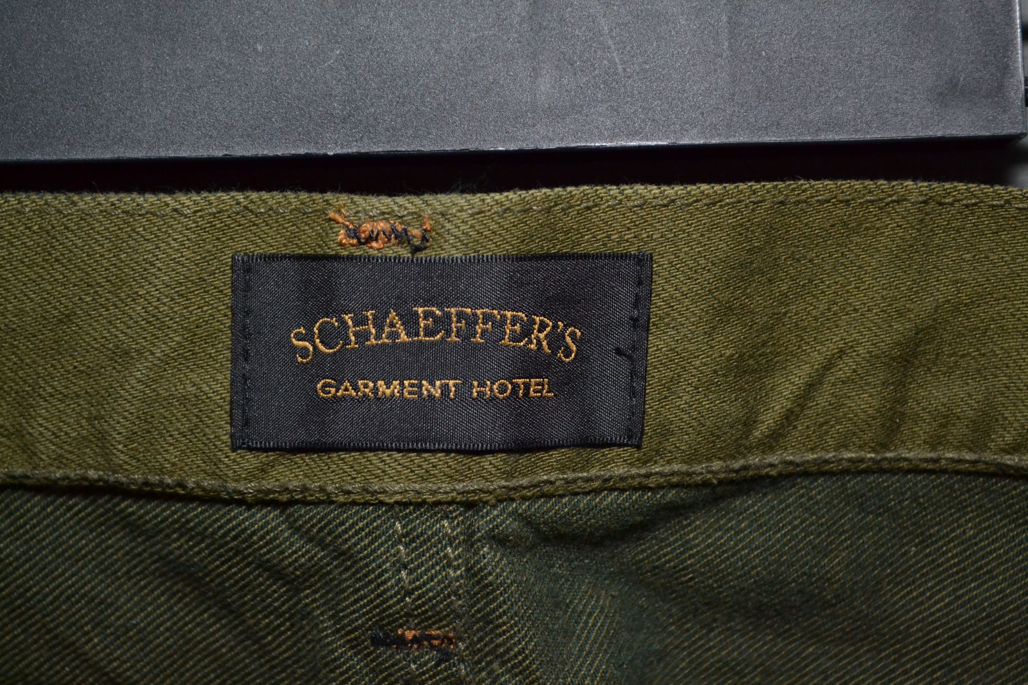 Schaeffers Garment Hotel Schaeffer's Garment Hotel Green Selvedge Jeans Bespoke 51 Size US 44 / EU 60 - 9 Thumbnail