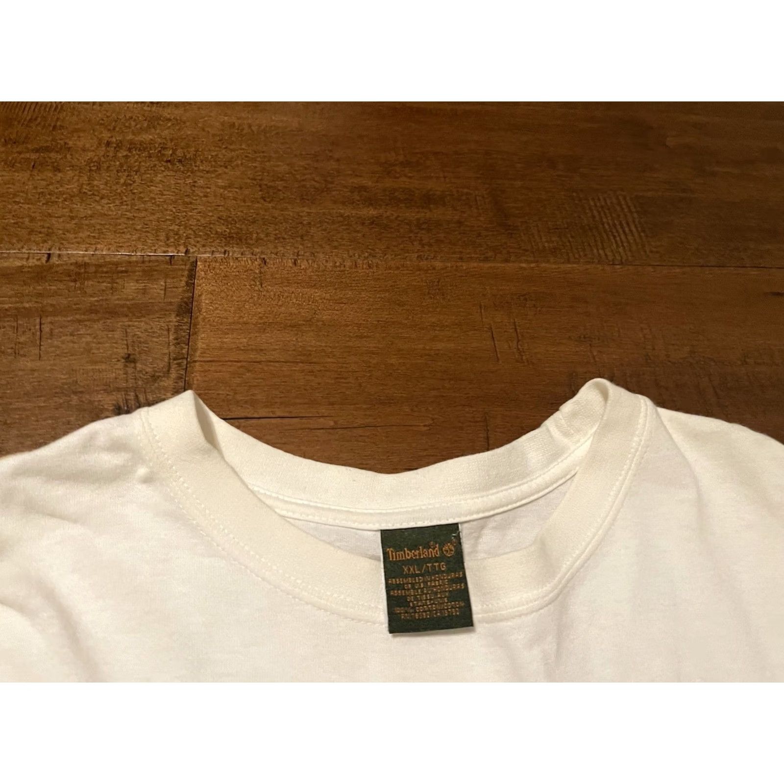 Timberland VINTAGE Timberland White Logo Tee T-Shirt Men's 2XL XXL S/S Size US XXL / EU 58 / 5 - 3 Thumbnail