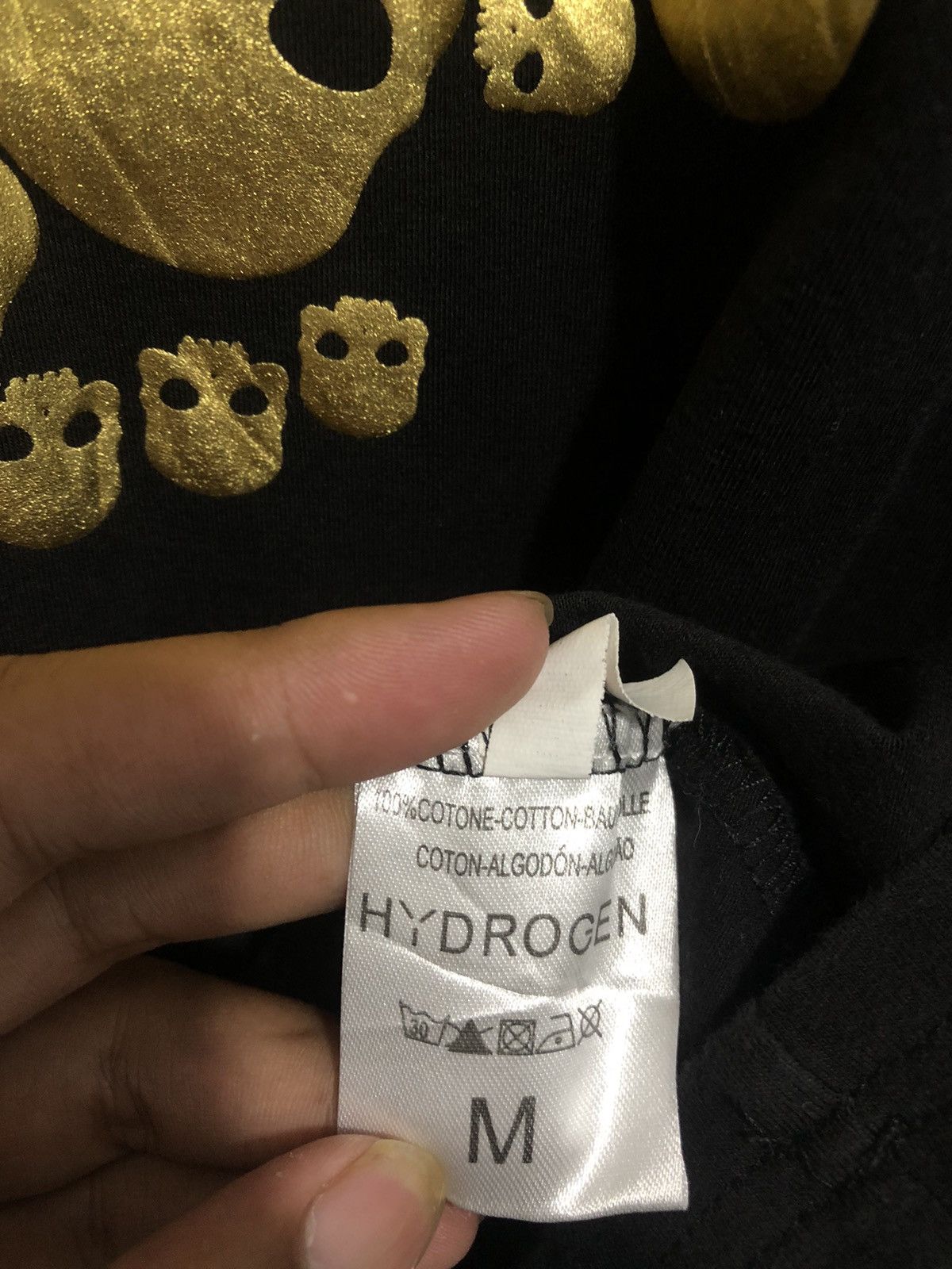 Japanese Brand Japanese Skull Gold LongSleeve Rock Punk Stylee Size US M / EU 48-50 / 2 - 8 Thumbnail