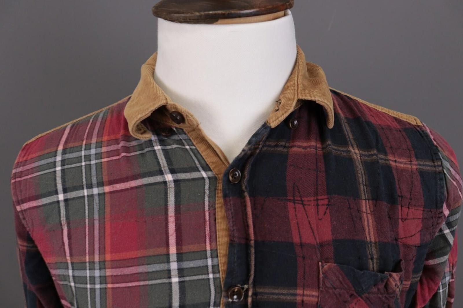 Desigual Desigual Mulricolor Check Flannel Button Down Shirt Size M Size US M / EU 48-50 / 2 - 4 Thumbnail