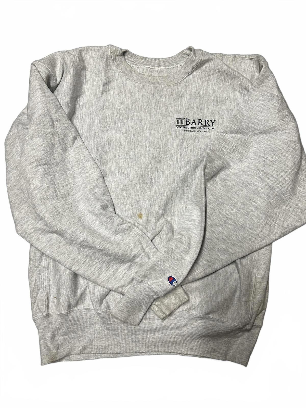 Champion Champion Grey Sweatshirt - Barry Construction Co. Size US L / EU 52-54 / 3 - 1 Thumbnail