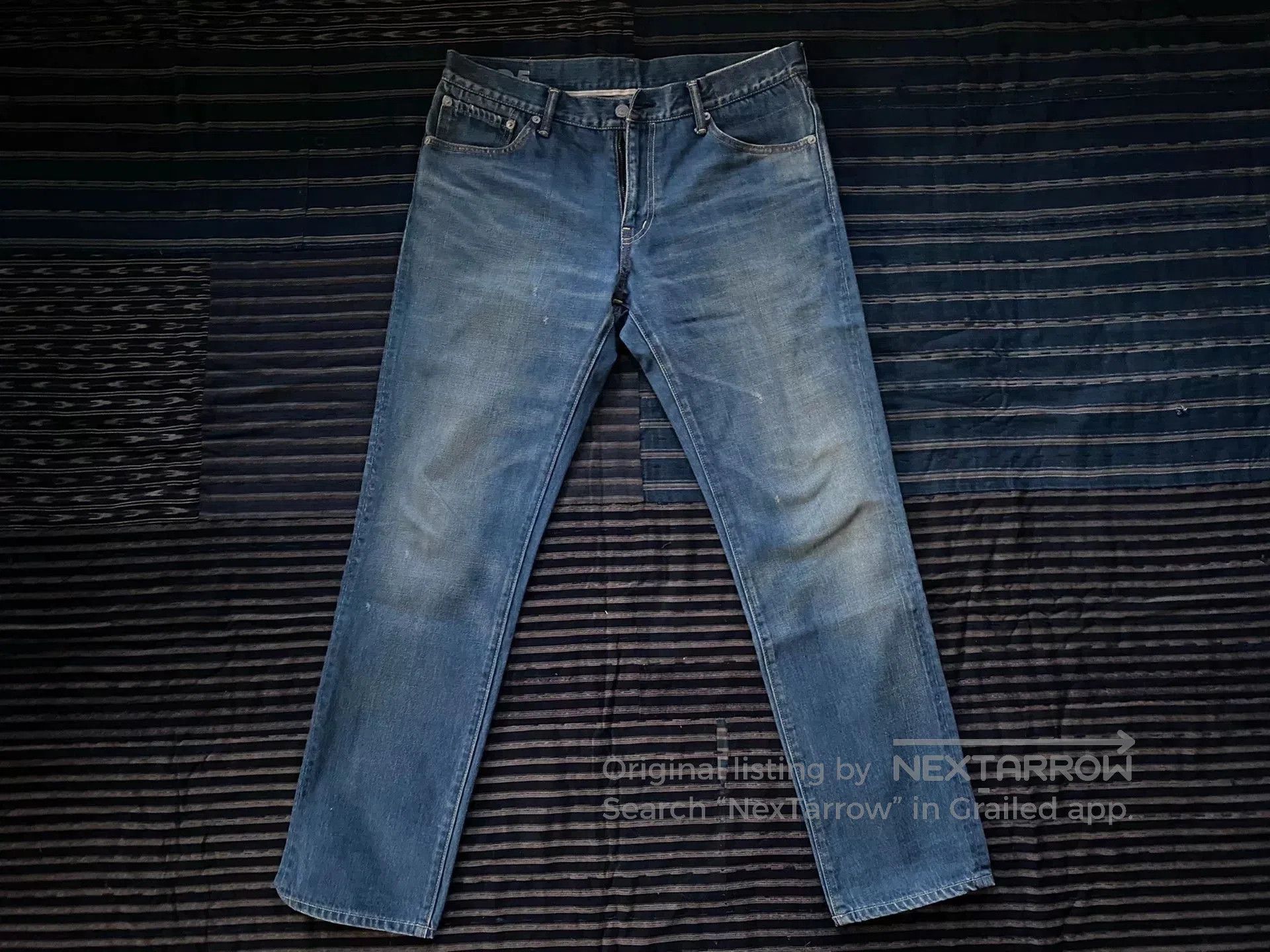 Visvim visvim social sclptr denim pants in blue. Size US 34 / EU 50 - 1 Thumbnail