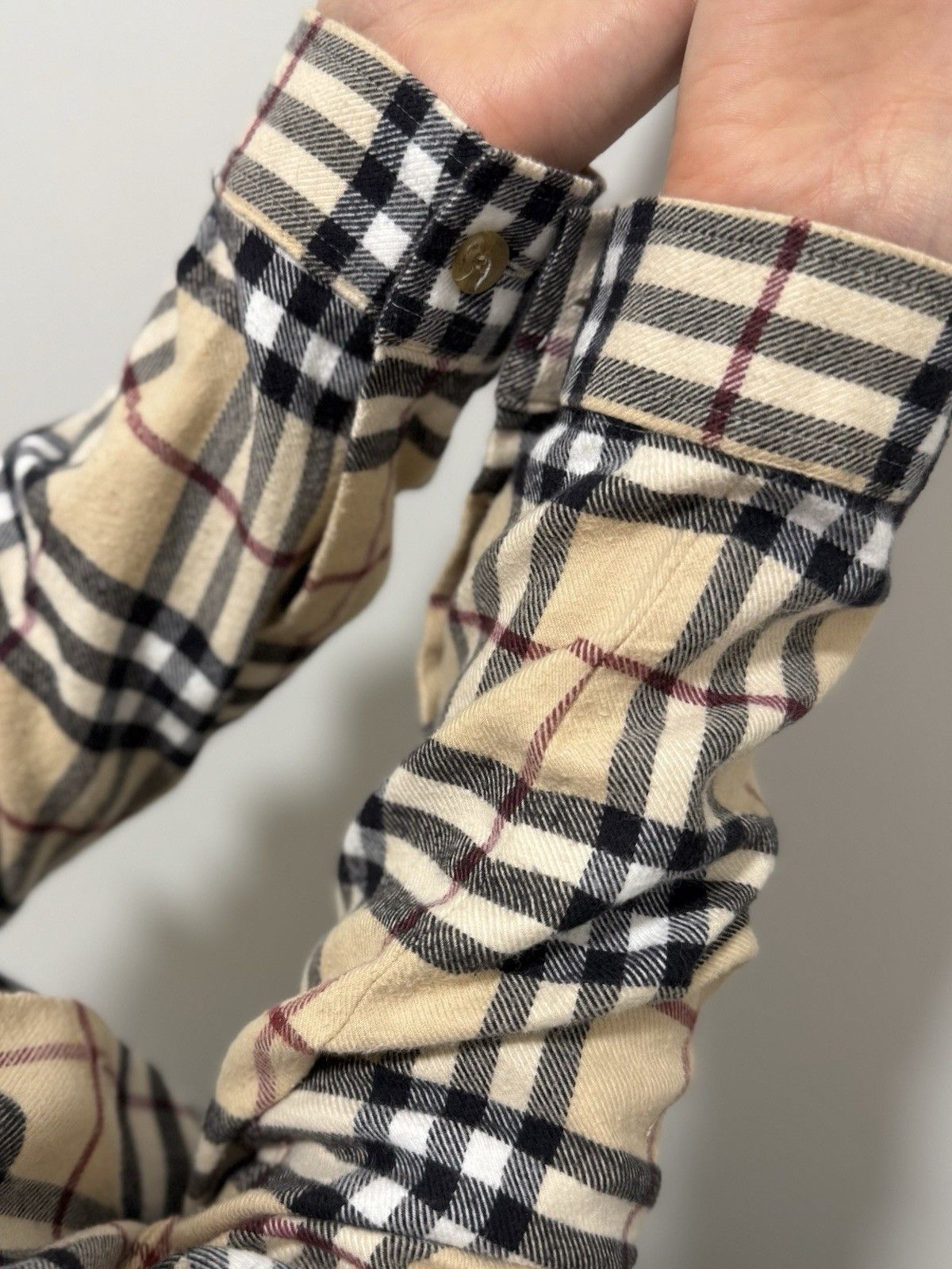 Burberry Vintage Burberry London Shirt Nova Check Long Sleeve y2k Size XL / US 12-14 / IT 48-50 - 11 Thumbnail