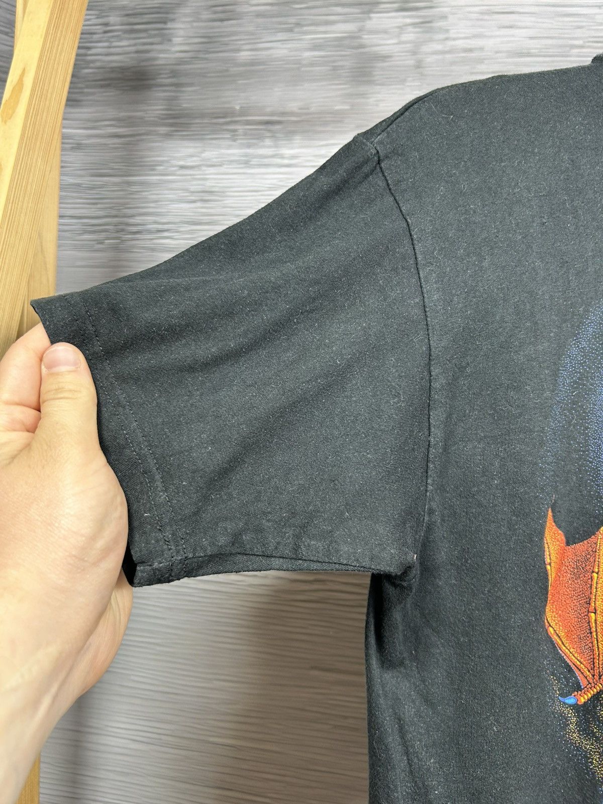 Vintage Vintage 90s Hewlin Dragon Unicorn Battle T Shirt Boxy Fit Size US M / EU 48-50 / 2 - 6 Thumbnail