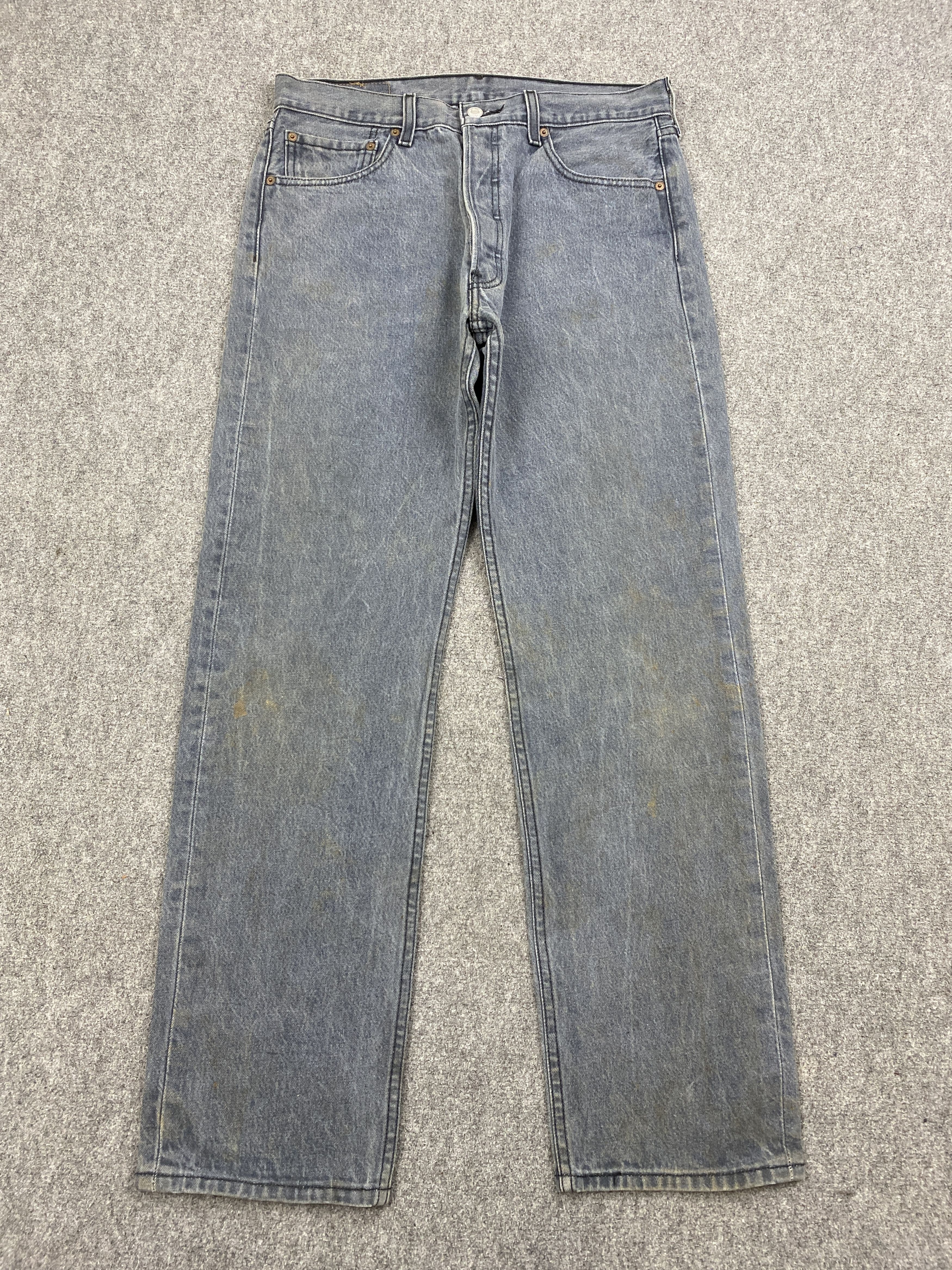Levi's × Vintage Vintage Levis 501 Rusty Denim Jeans DP2811 Size US 33 - 1 Thumbnail