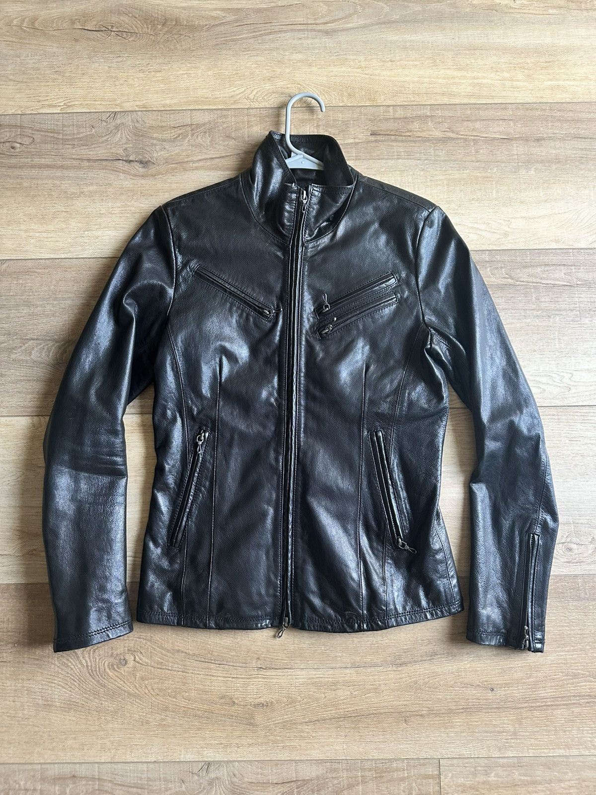 Fuga×Civarize coating far jkt 44 希少 GOSTAR DE FUGA Fuga x Civarize Fox Fur Bondage Zipper Mosaic