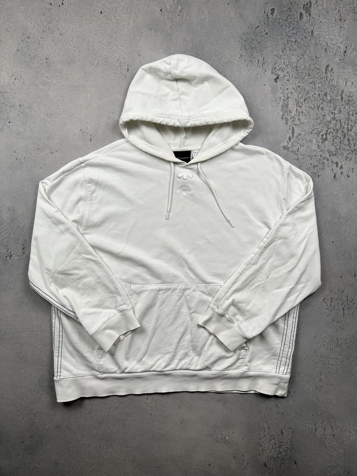 Adidas × Alexander Wang Adidas Alexander Wang Hoodie Trefoil Embroidery Oversized Size US L / EU 52-54 / 3 - 1 Thumbnail