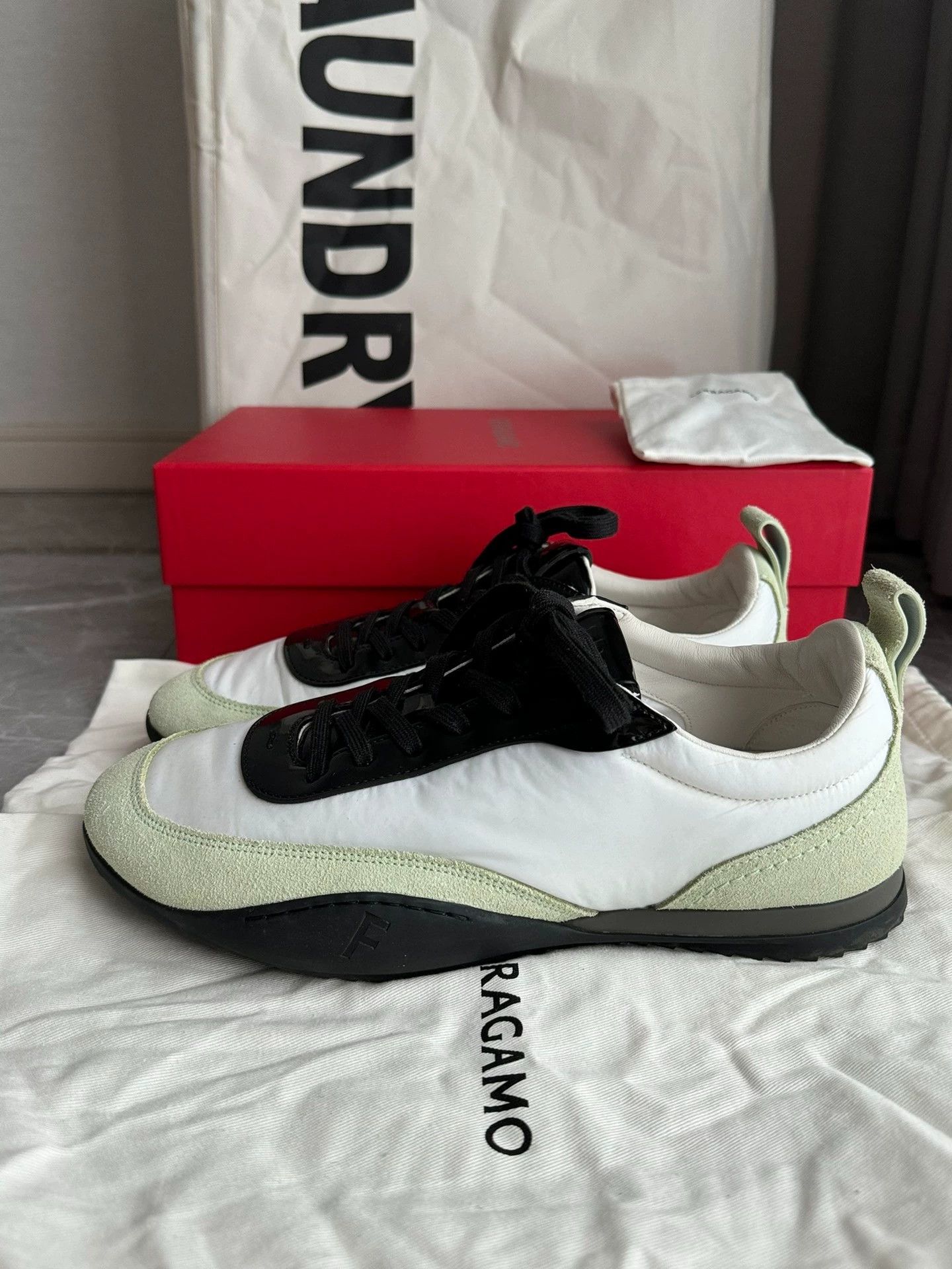 Salvatore Ferragamo Ferragamo men's casual shoes 7.5 US mint green Size US 7.5 / EU 40-41 - 3 Thumbnail