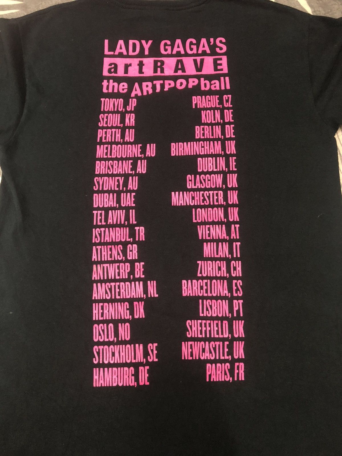 Band Tees Lady Gaga tour concert art rave the art pop ball ©️2014 Size US S / EU 44-46 / 1 - 6 Thumbnail