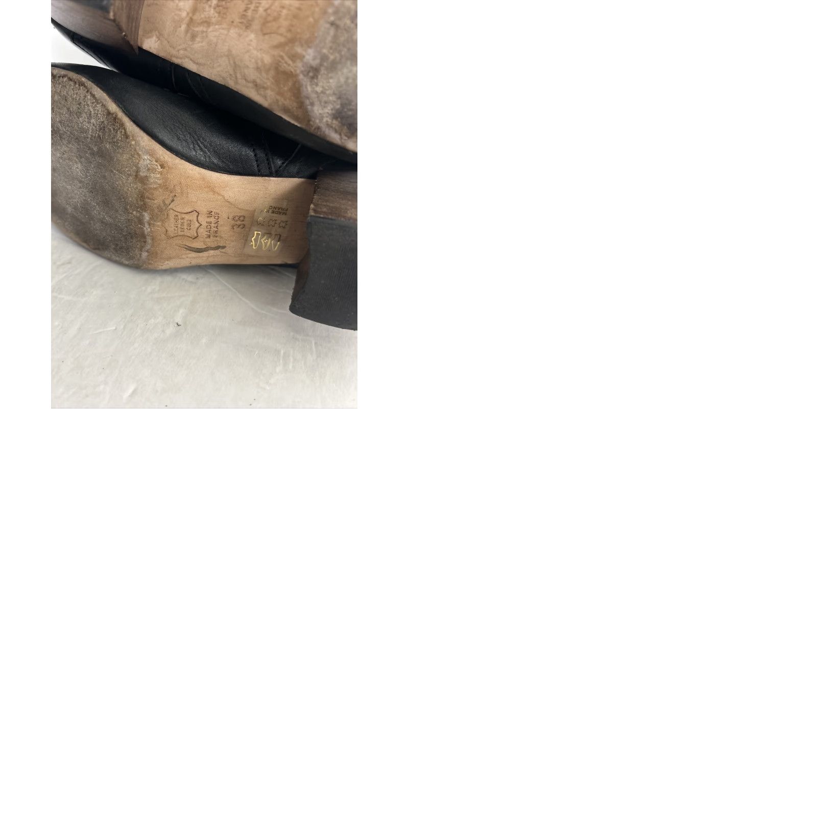 Isabel Marant Isabel Marant Dicker Ankle Leather Boots Black Womens Size 38 US 8 Zipper Western High Heel Boots Size US 8 / IT 38 - 12 Thumbnail