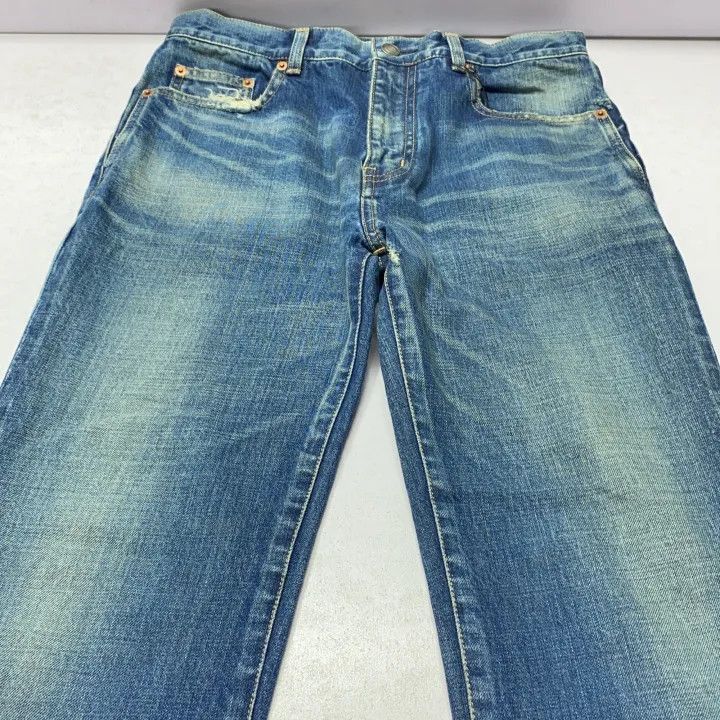 Saint Laurent Paris Saint Laurent SS23 Wash Button Straight Leg Jeans -2507 Size 28" / US 6 / IT 42 - 4 Thumbnail