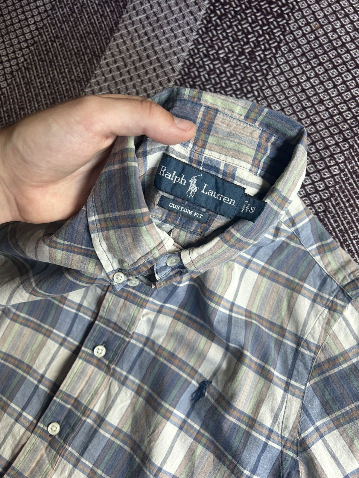 Polo Ralph Lauren Vintage Polo Ralph Lauren Custom Fit Striped Shirt Size S Size US S / EU 44-46 / 1 - 6 Thumbnail