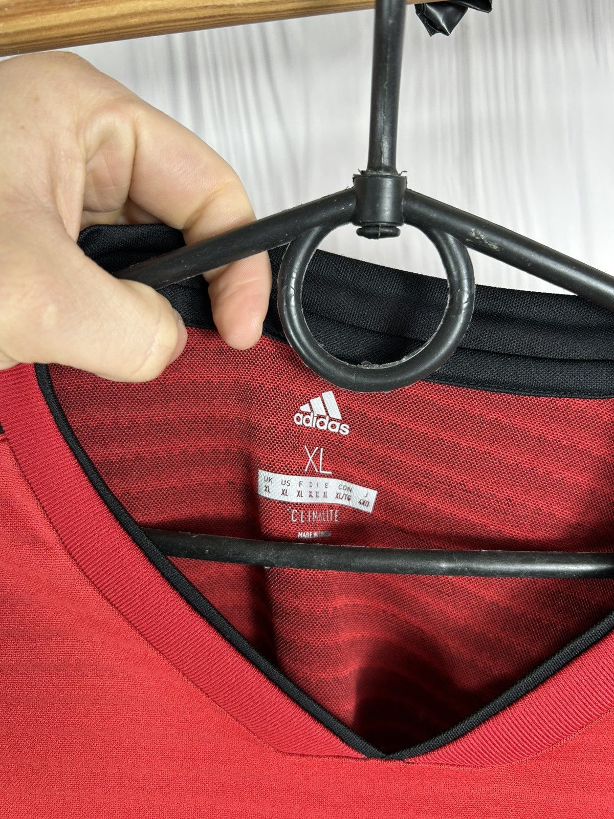 Adidas MANCHESTER UNITED 2018 2019 HOME SHIRT Adidas Size XL Size US XL / EU 56 / 4 - 13 Thumbnail
