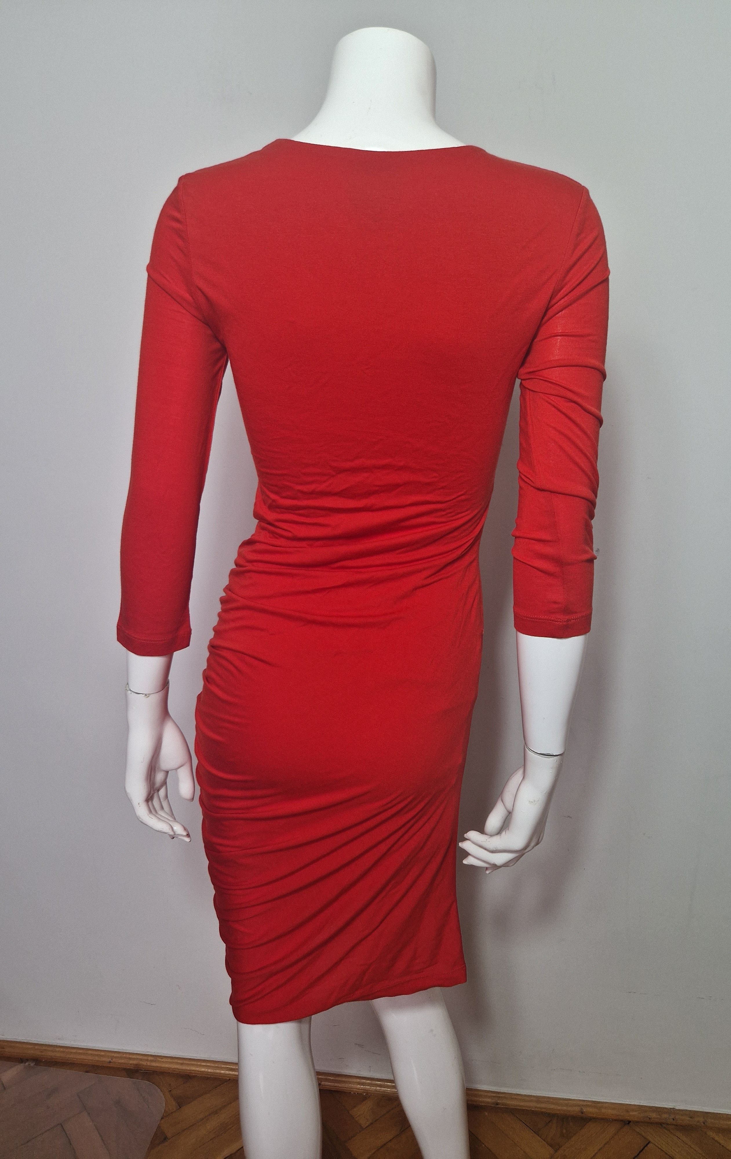 Alexander McQueen Alexander McQueen 2013 red dress Size S / US 4 / IT 40 - 5 Thumbnail