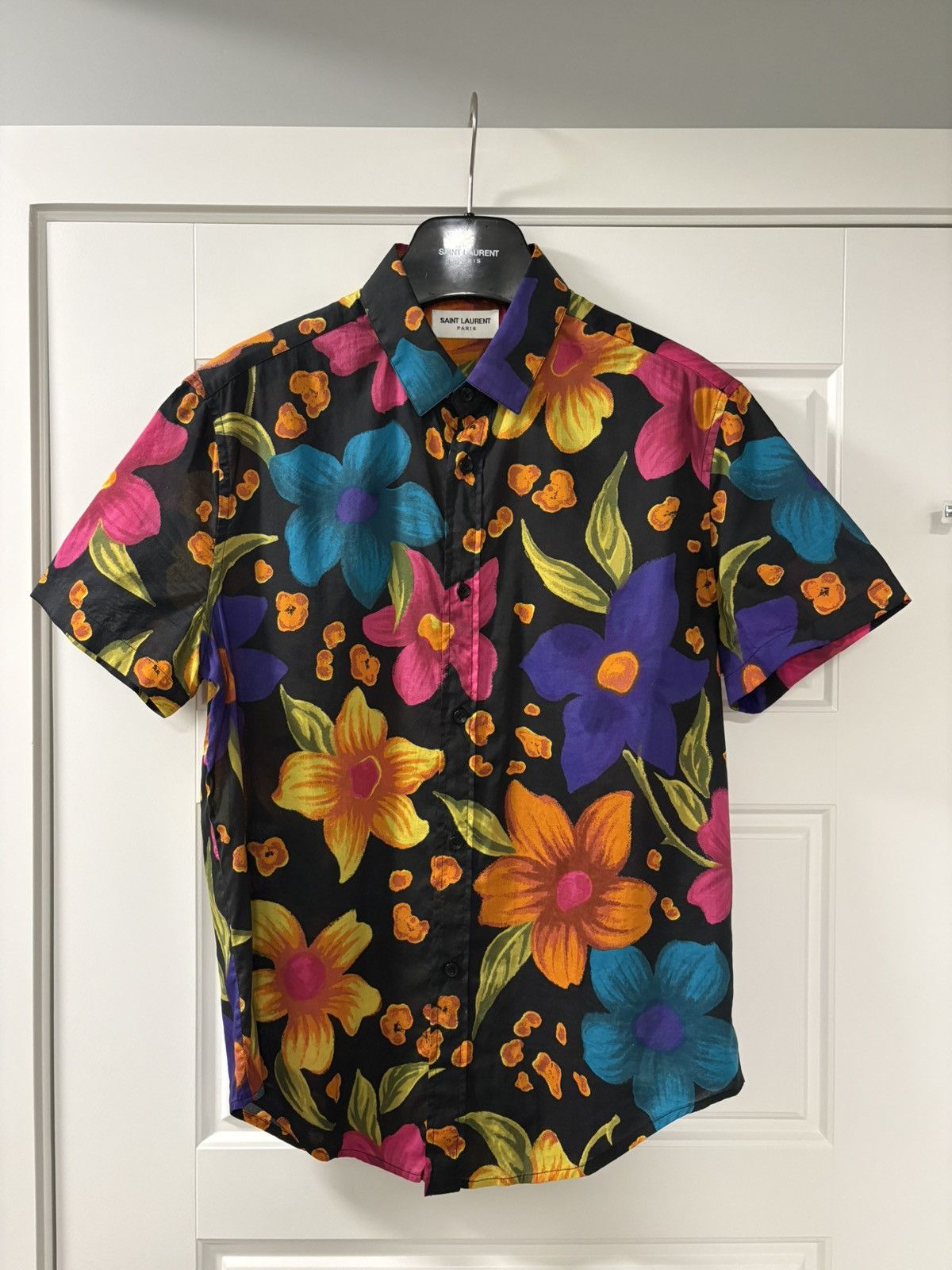 Saint Laurent Paris Saint Laurent Paris SS Cotton Button-up Size US S / EU 44-46 / 1 - 1 Thumbnail