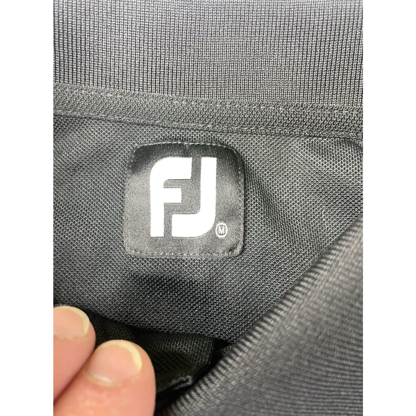 Footjoy NWT Footjoy Polo Shirt Mens M Black Stretch Pique Golf Logo FJ Golf Short Sleeve Regular 2010s Classic Sports Size US M / EU 48-50 / 2 - 4 Thumbnail