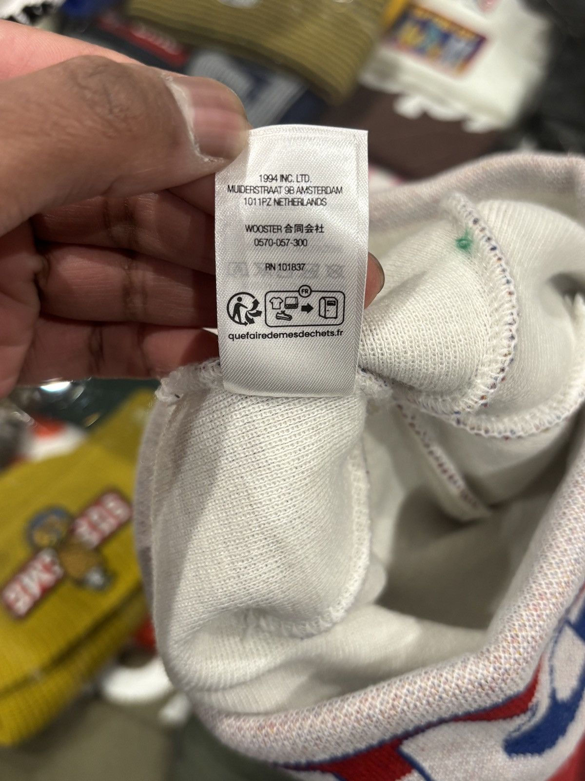 Supreme Supreme Scarf Beanie White Size ONE SIZE - 5 Thumbnail