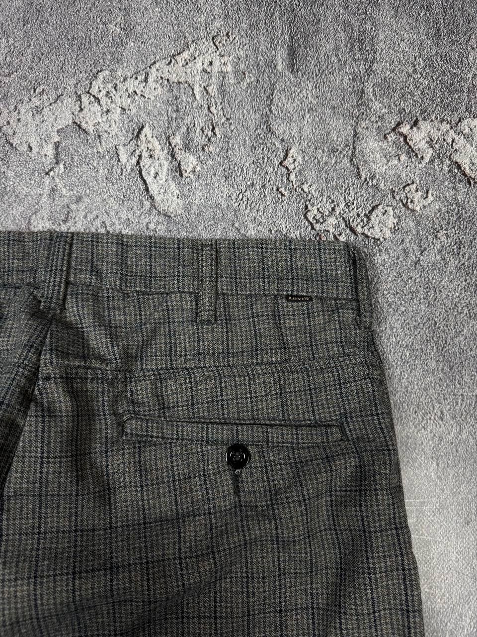 Levi's Levi's Sta-Prest Grey Check Casual Chino Pants Size US 32 / EU 48 - 8 Thumbnail