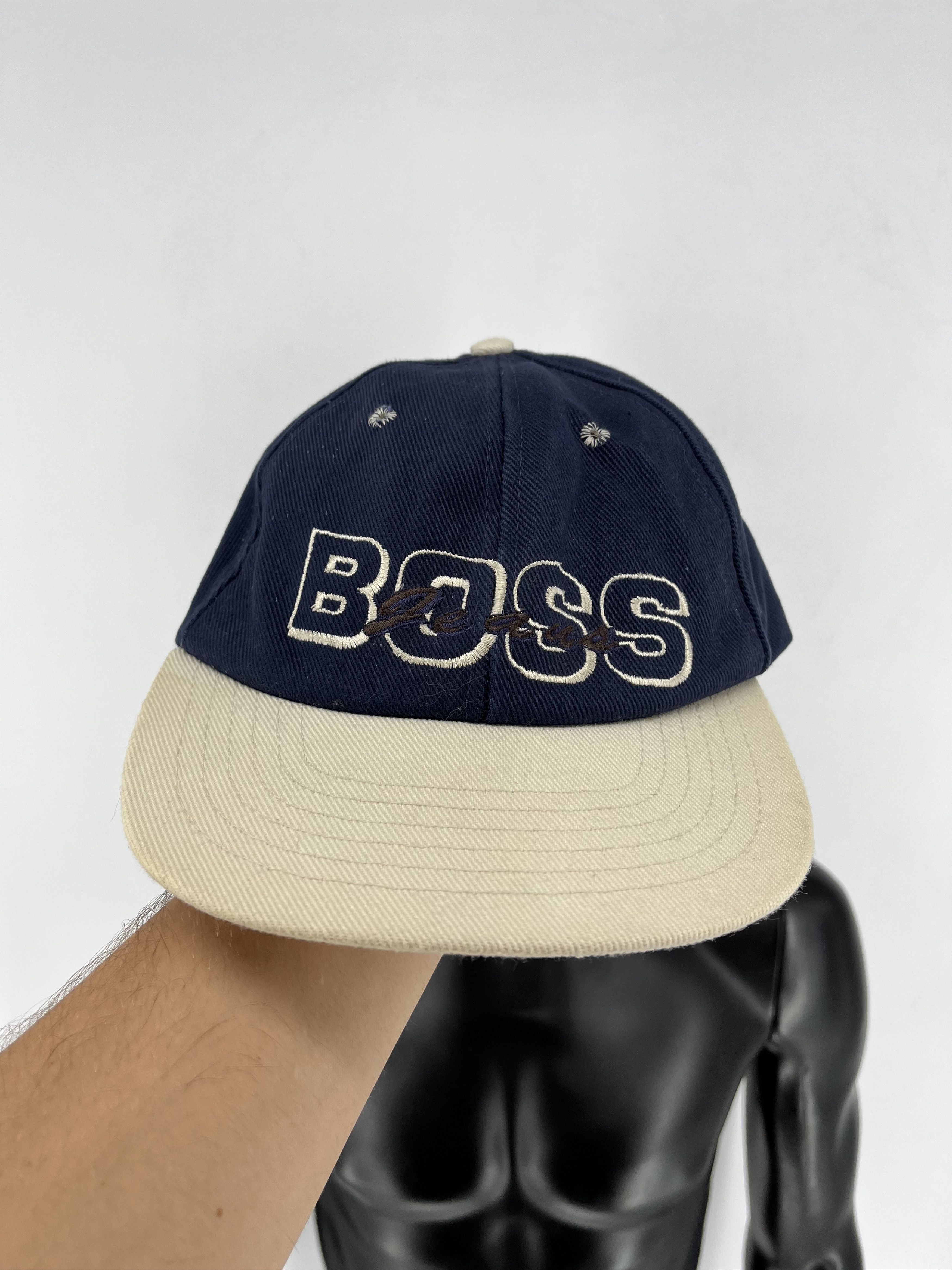 Hugo Boss × Vintage Vintage Boss Jeans Vintage 90s Cap Big Logo Size ONE SIZE - 3 Thumbnail