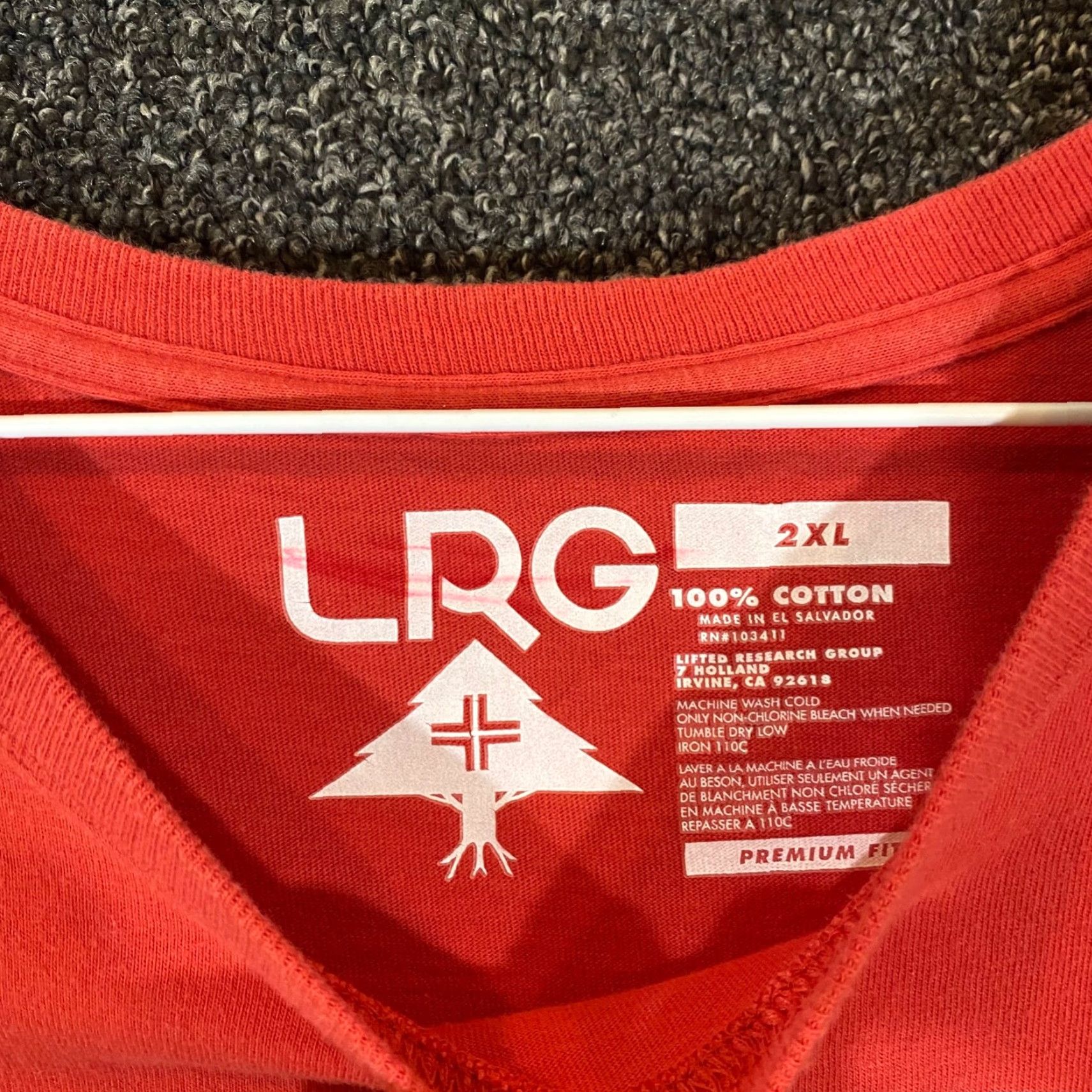 Vintage LRG Shirt Mens 2XL Red Jungle Tactics Tee Short Sleeve Nature Size US XXL / EU 58 / 5 - 3 Thumbnail