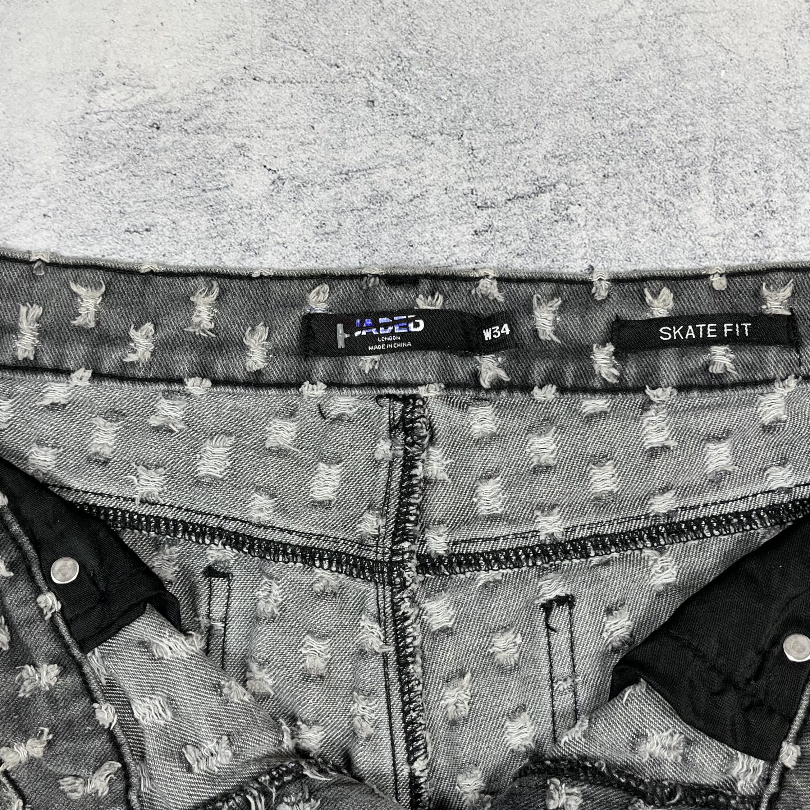 Jaded London Jaded London Y2K Crazy Skate Fit Jeans Pants Size US 34 / EU 50 - 7 Thumbnail