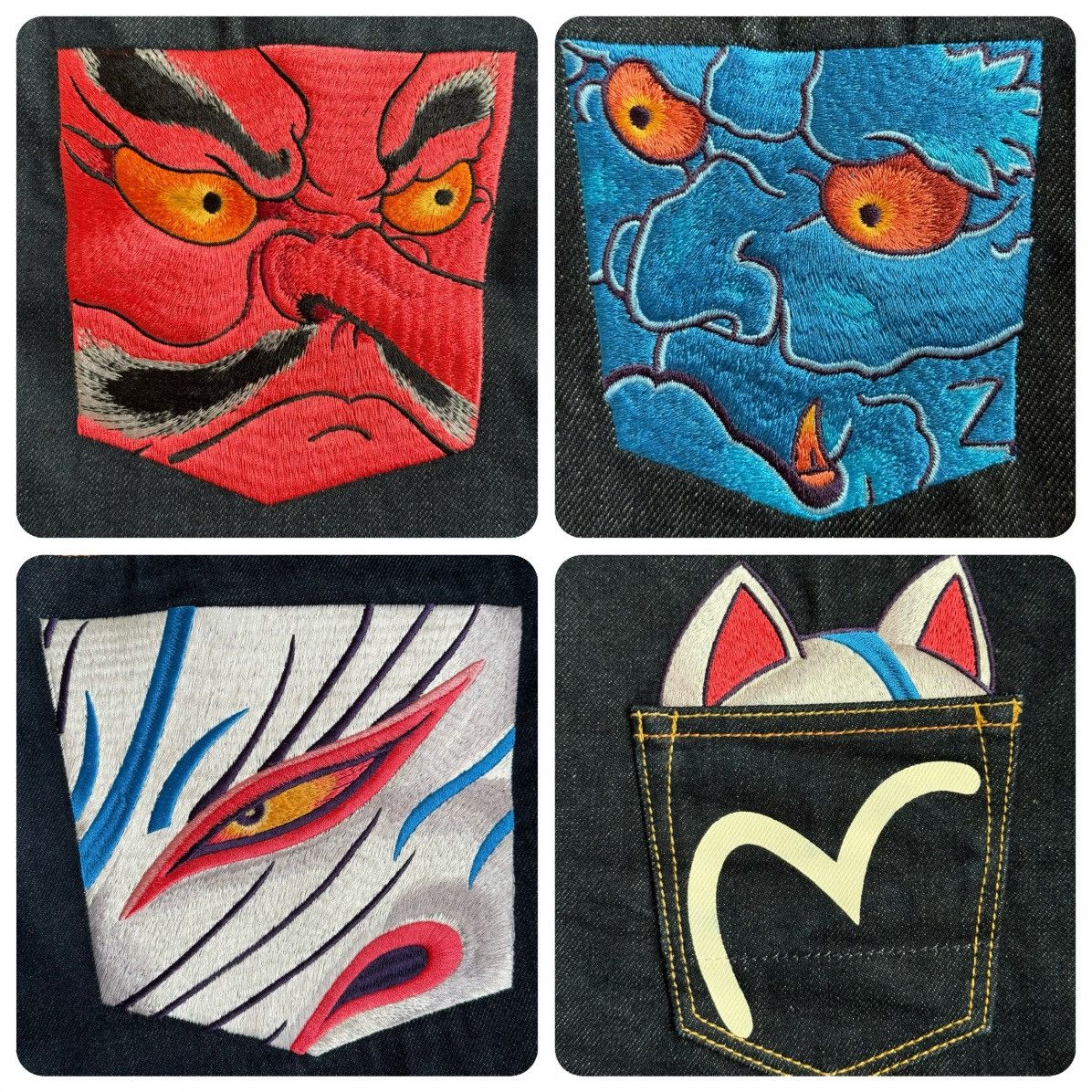 Evisu Evisu multi-pocket daicock embroidery denim jeans,size:32x34 Size US 32 / EU 48 - 5 Thumbnail
