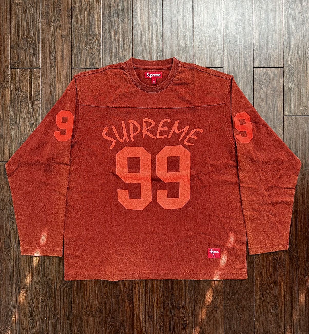 Supreme 99 L/S Football Top | Grailed