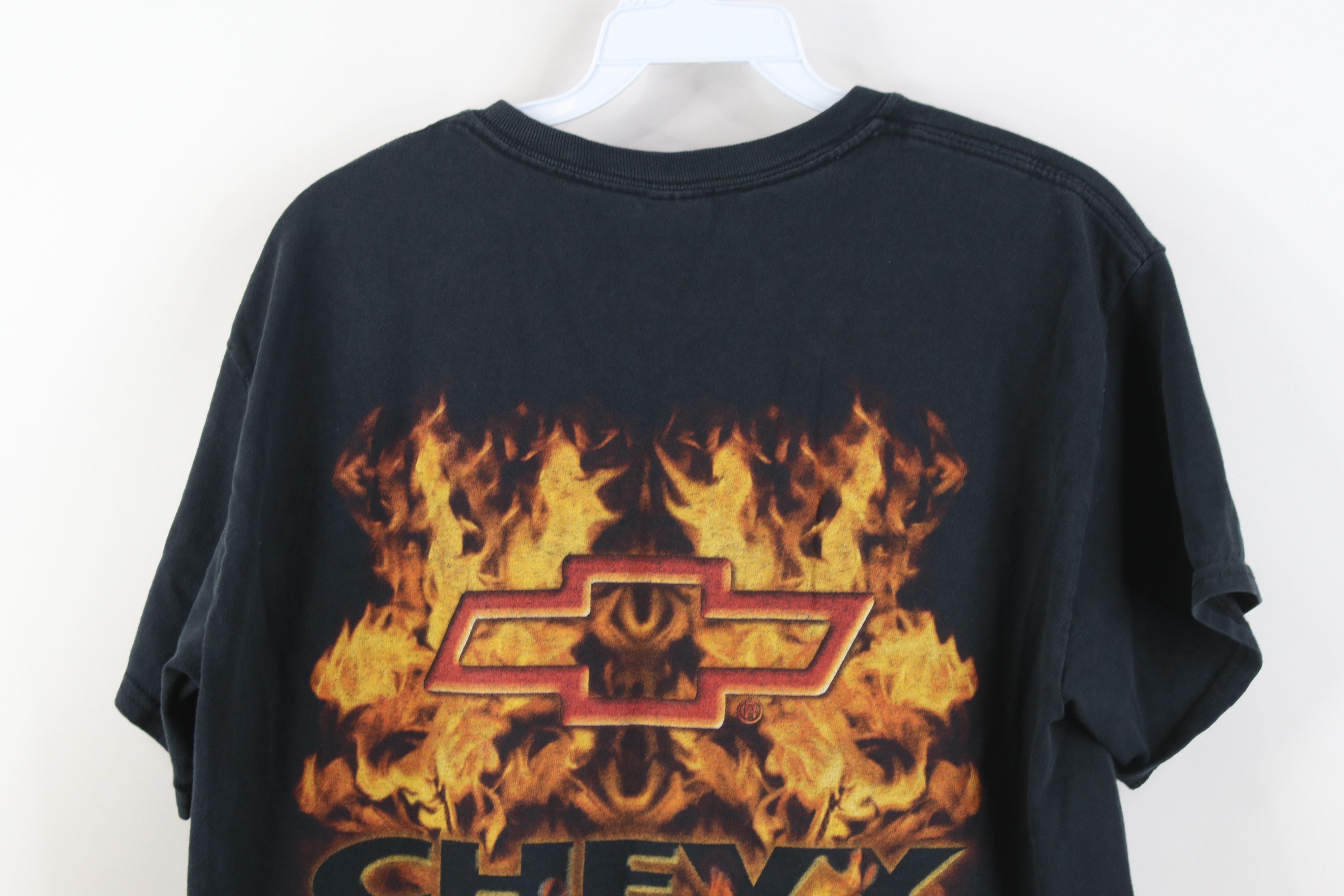 Vintage Vintage Chevy Racing Fire Flames Short Sleeve T-Shirt Size US M / EU 48-50 / 2 - 16 Thumbnail