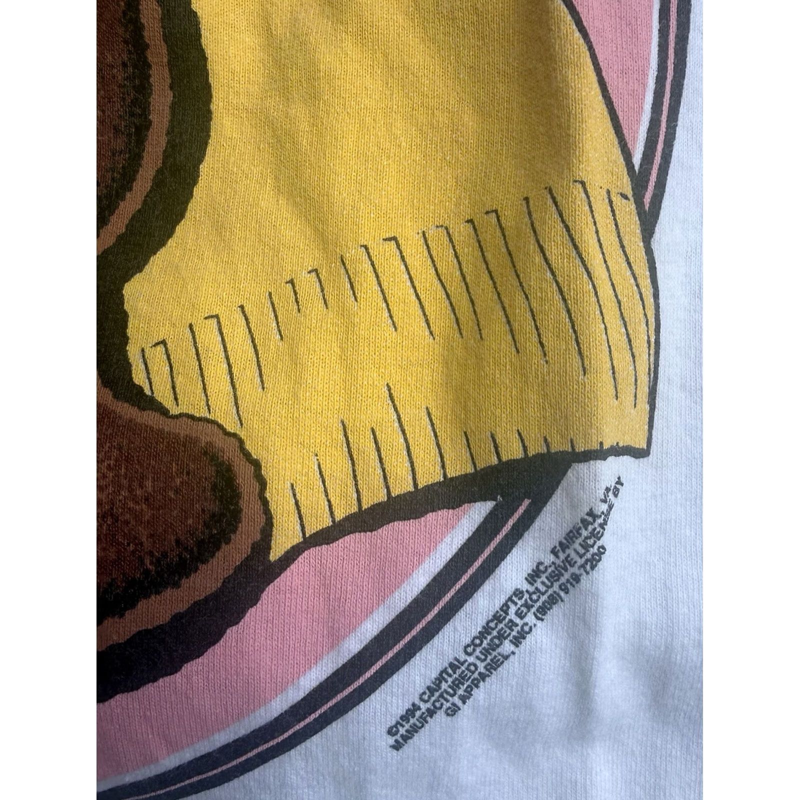 Vintage VINTAGE 1990s Gingerbread Man "The Perfect Man" Funny Humor Tee XL USA Badger Shirt Unisex White Graphic Tee 1990s Badger Sportswear Size US XL / EU 56 / 4 - 3 Thumbnail