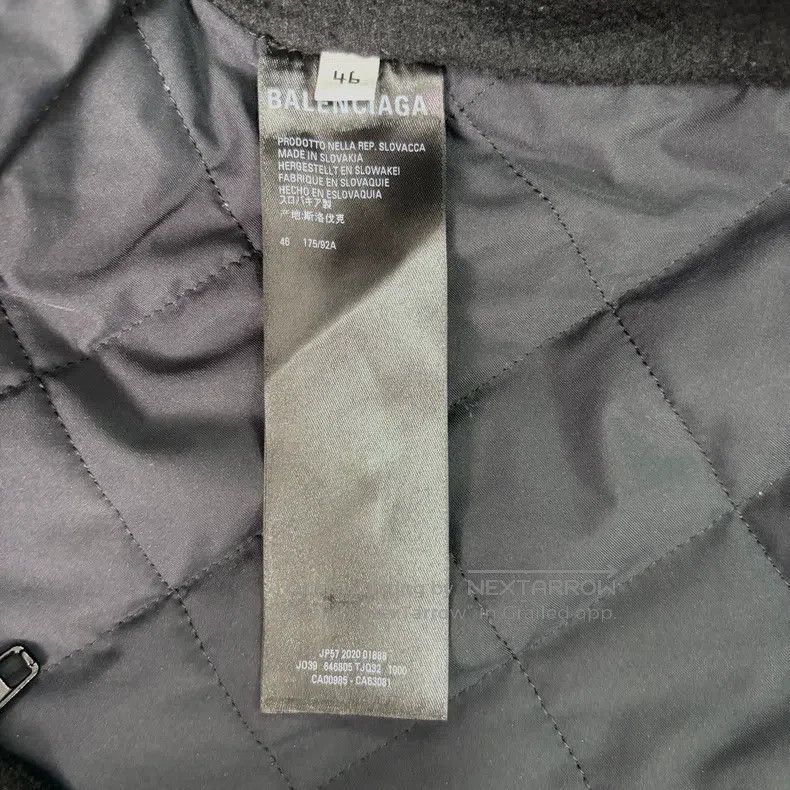 Balenciaga Balenciaga Black Half-Zip Fleece Fleece Sweatshirt Jacket Size US S / EU 44-46 / 1 - 8 Thumbnail