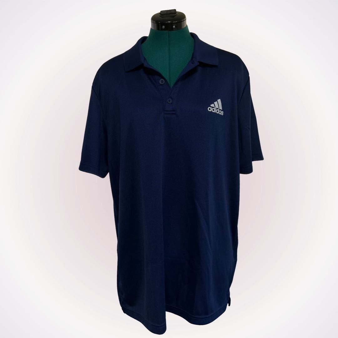 Adidas Adidas Navy Performance Polo | Sz L Size US L / EU 52-54 / 3 - 1 Thumbnail