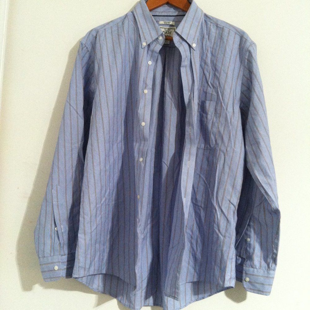 Thomas Pink THOMAS PINK MENS BLUE COTTON DRESS SHIRT SIZE: 16.5/35 Size US L / EU 52-54 / 3 - 1 Thumbnail