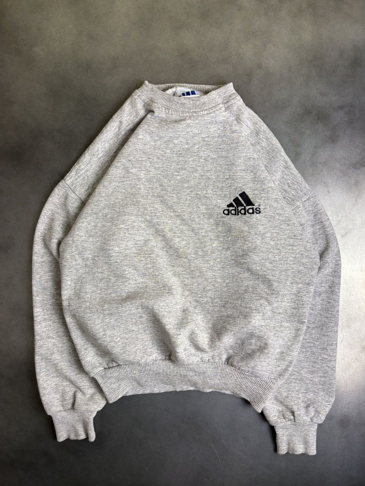 Adidas × Vintage Vintage Adidas Sweatshirt Crewneck Pullover EQT 1990s 90s Size S / US 4 / IT 40 - 3 Thumbnail