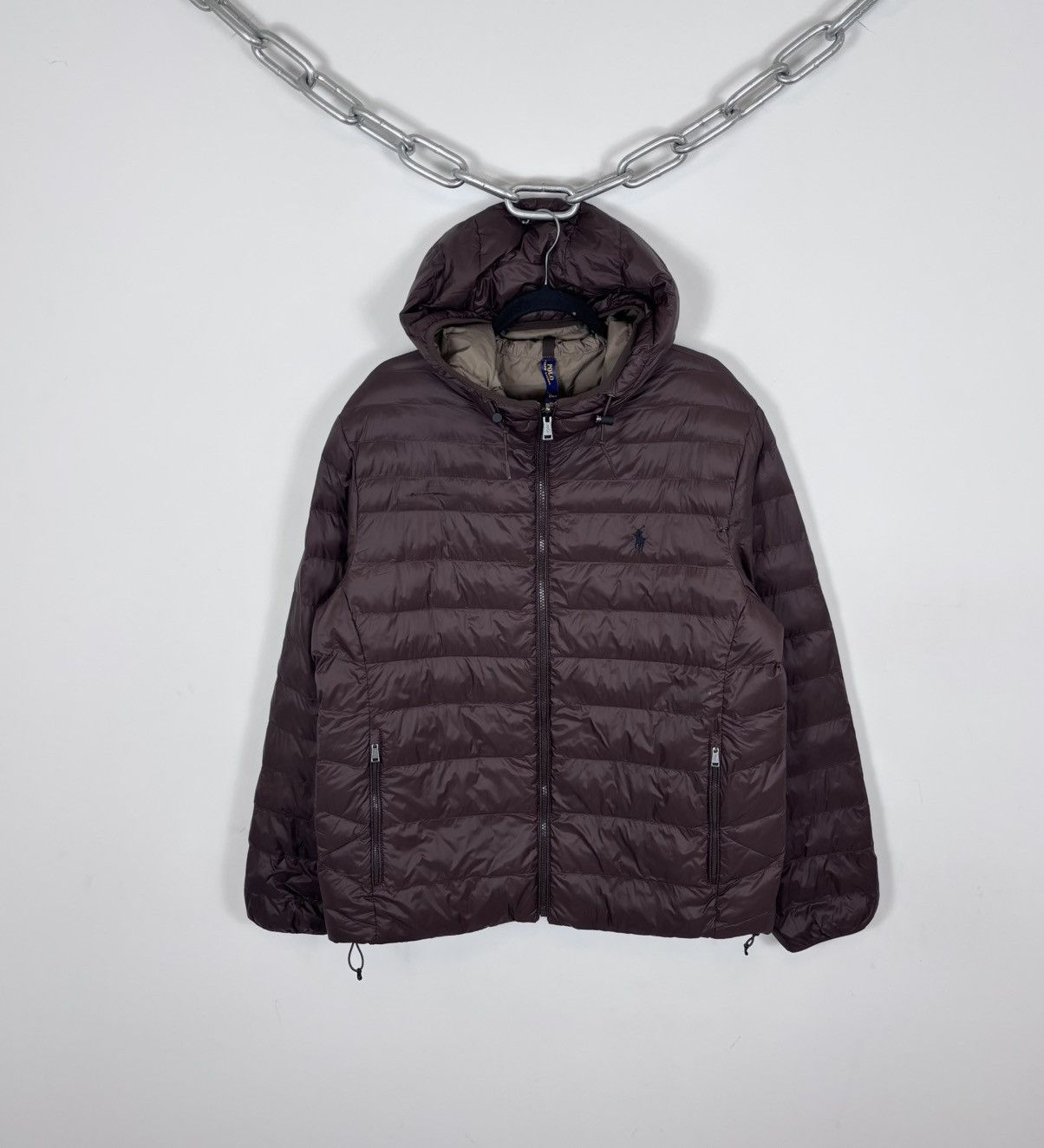 Polo Ralph Lauren Polo Ralph Lauren Brown Rev Terra Hood Down Puffer Jacket Size US L / EU 52-54 / 3 - 1 Thumbnail