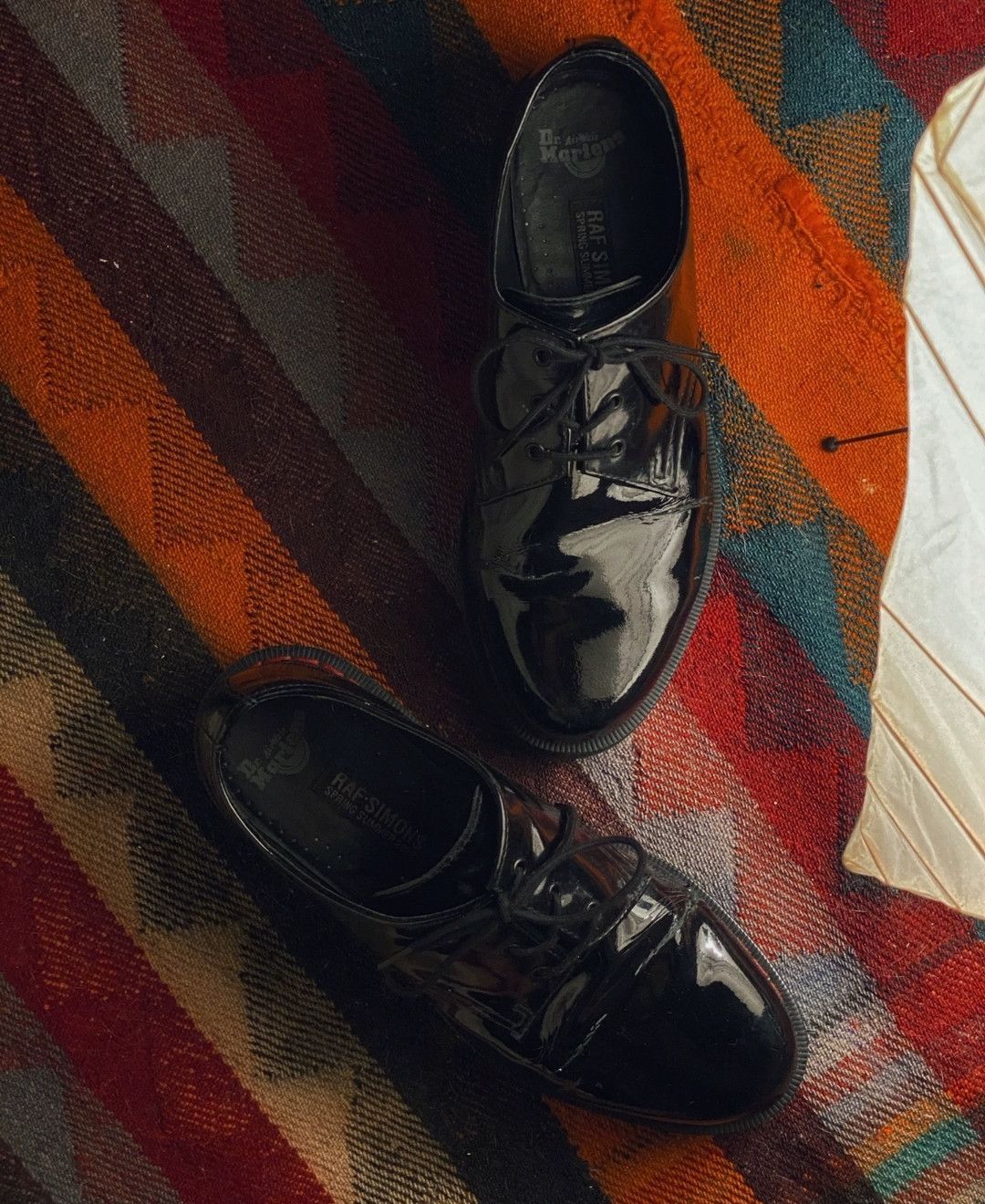Raf Simons Raf simons co-branded Dr. Martens 2009SS black brogues-2505 Size US 7.5 / EU 40-41 - 1 Thumbnail