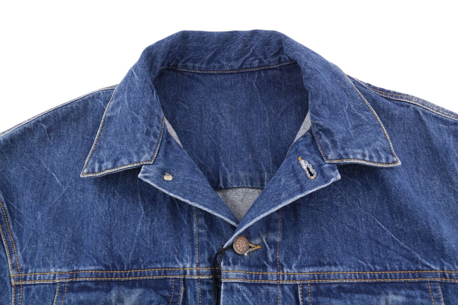 R13 CINCHED WAIST DENIM TRUCKER M Kelly Tex Blue 86161 Size M / US 6-8 / IT 42-44 - 4 Thumbnail
