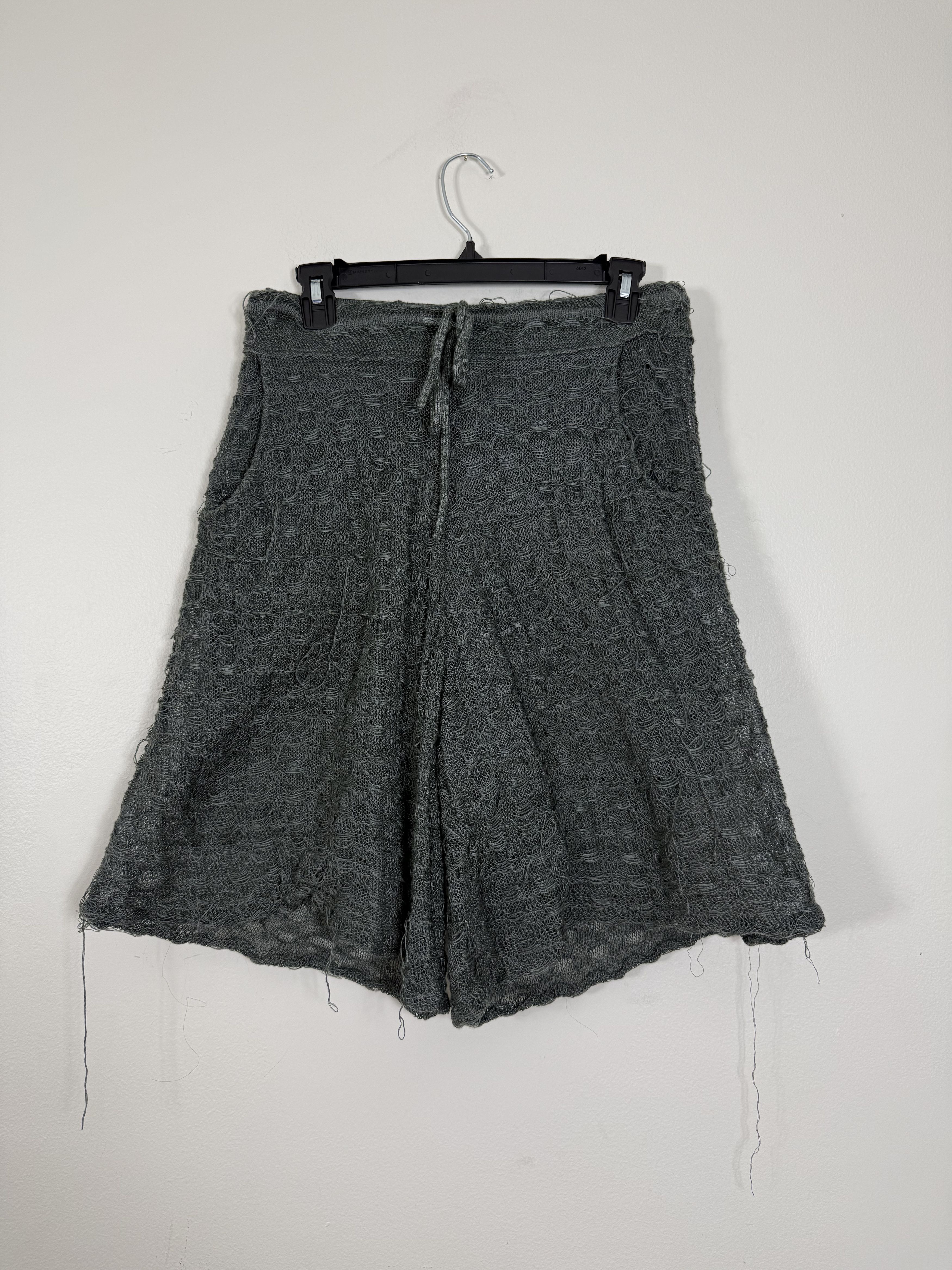 ISA BOULDER Gray Double Layered Knit + Biker Shorts Size 30" / US 8 / IT 44 - 1 Thumbnail