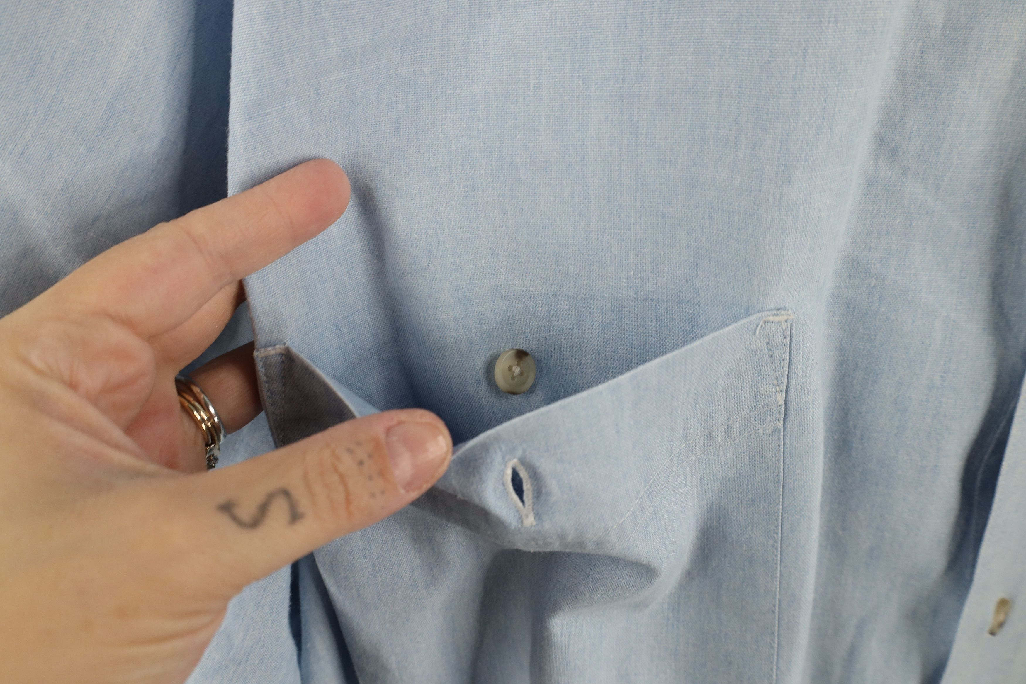 Eddie Bauer × Vintage Vintage 90s Eddie Bauer Short Sleeve Button Down Shirt Size US XXL / EU 58 / 5 - 4 Thumbnail