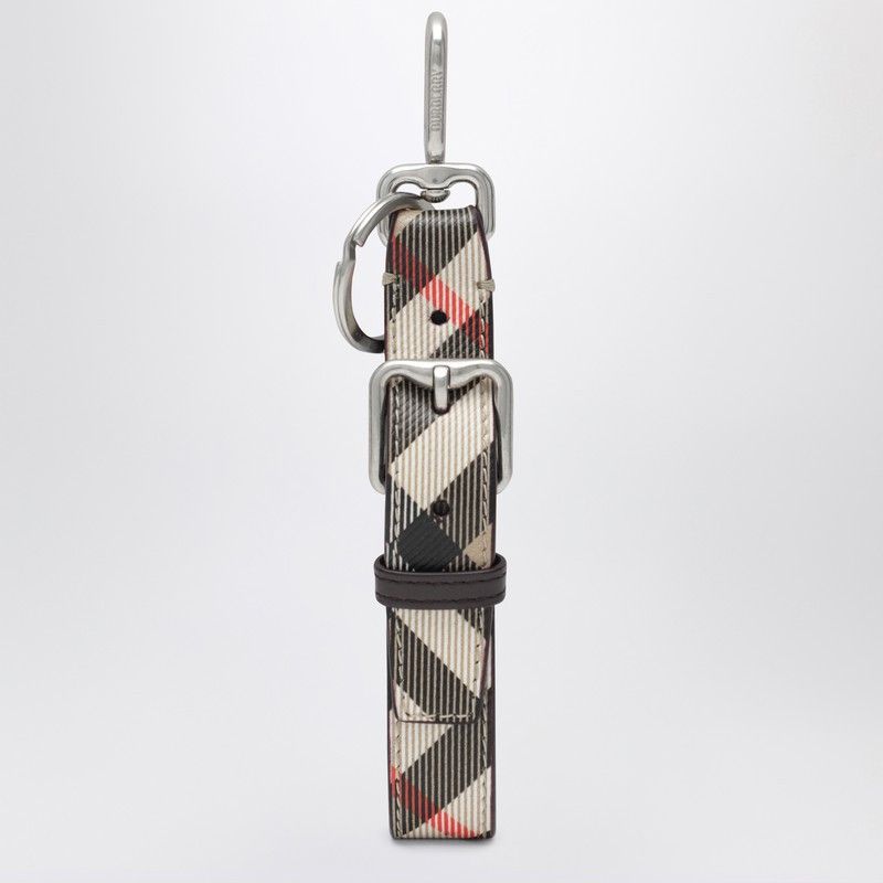 Burberry Burberry Beige Check Keychain Size ONE SIZE - 1 Thumbnail