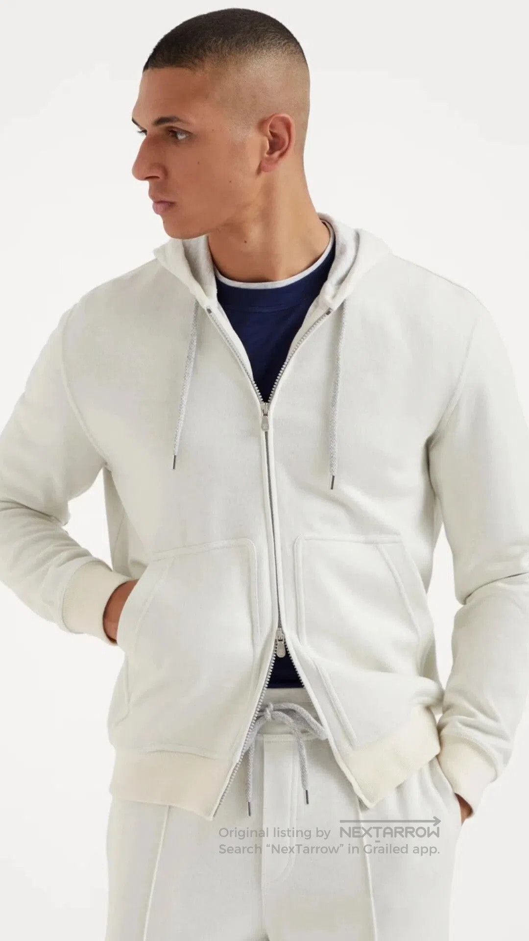 Brunello Cucinelli Brunello Cucinelli Hooded Cashmere Sweater. Size US M / EU 48-50 / 2 - 5 Thumbnail