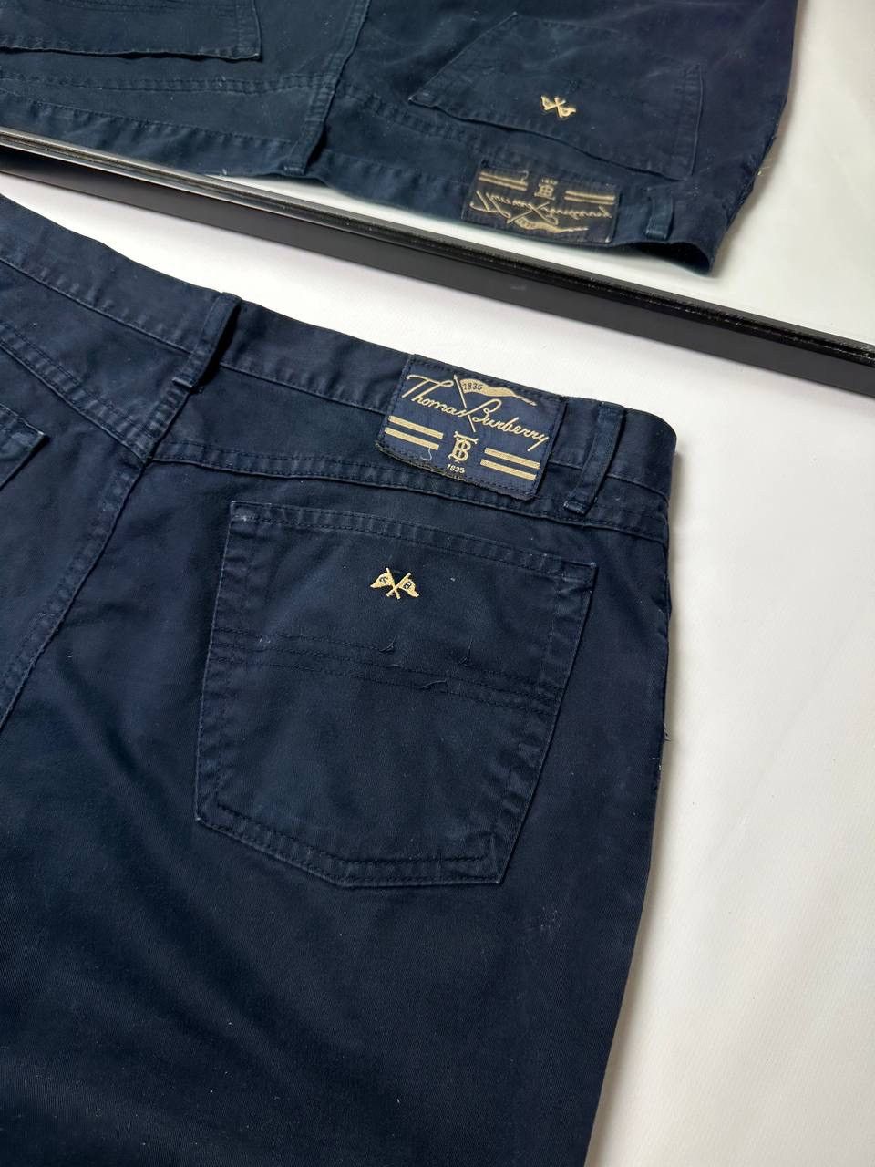 Burberry Vintage Thomas Burberry Denim Jean Navy Blue Baggy Fit Size US 32 / EU 48 - 5 Thumbnail
